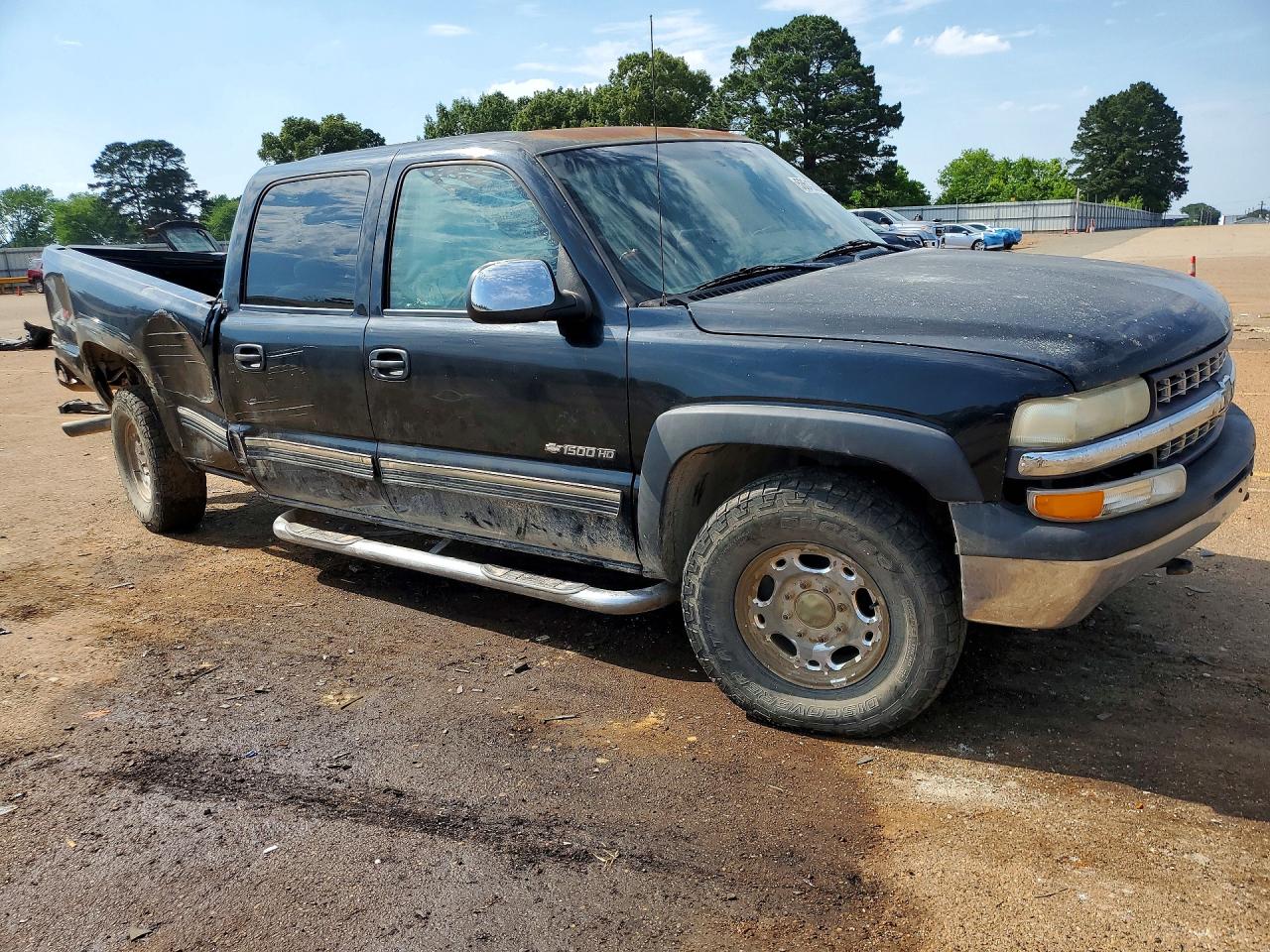 2001 Chevrolet Silverado K1500 Heavy Duty Black vin: 1GCGK13U41F137373