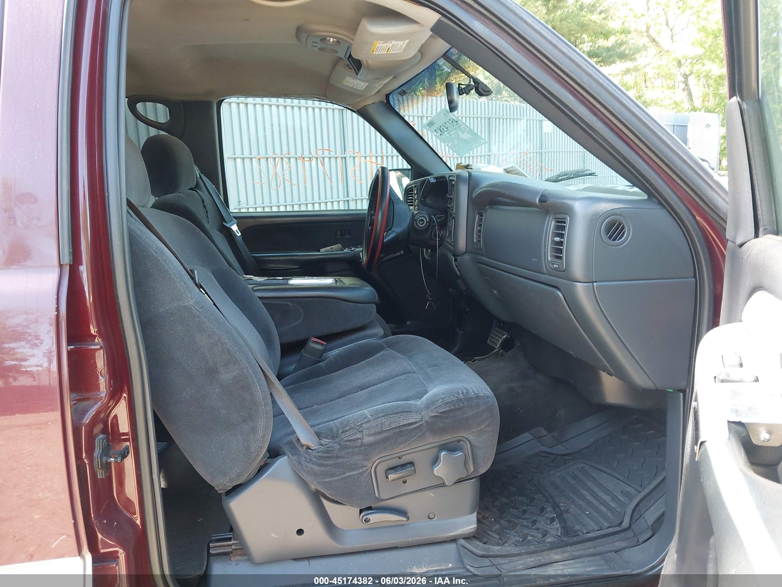 2002 Chevrolet Silverado 1500hd Ls Maroon vin: 1GCGK13U52F218657