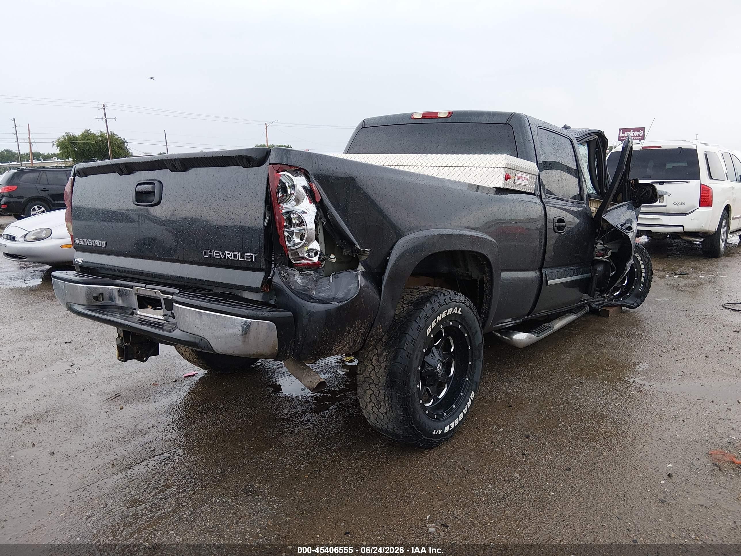 2003 Chevrolet Silverado 1500hd Ls Black vin: 1GCGK13U53F143265