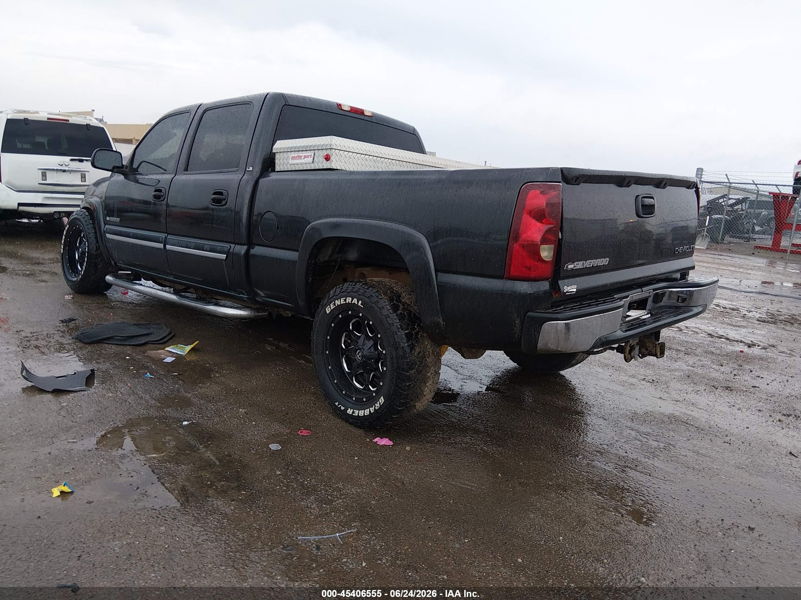 2003 Chevrolet Silverado 1500hd Ls Black vin: 1GCGK13U53F143265