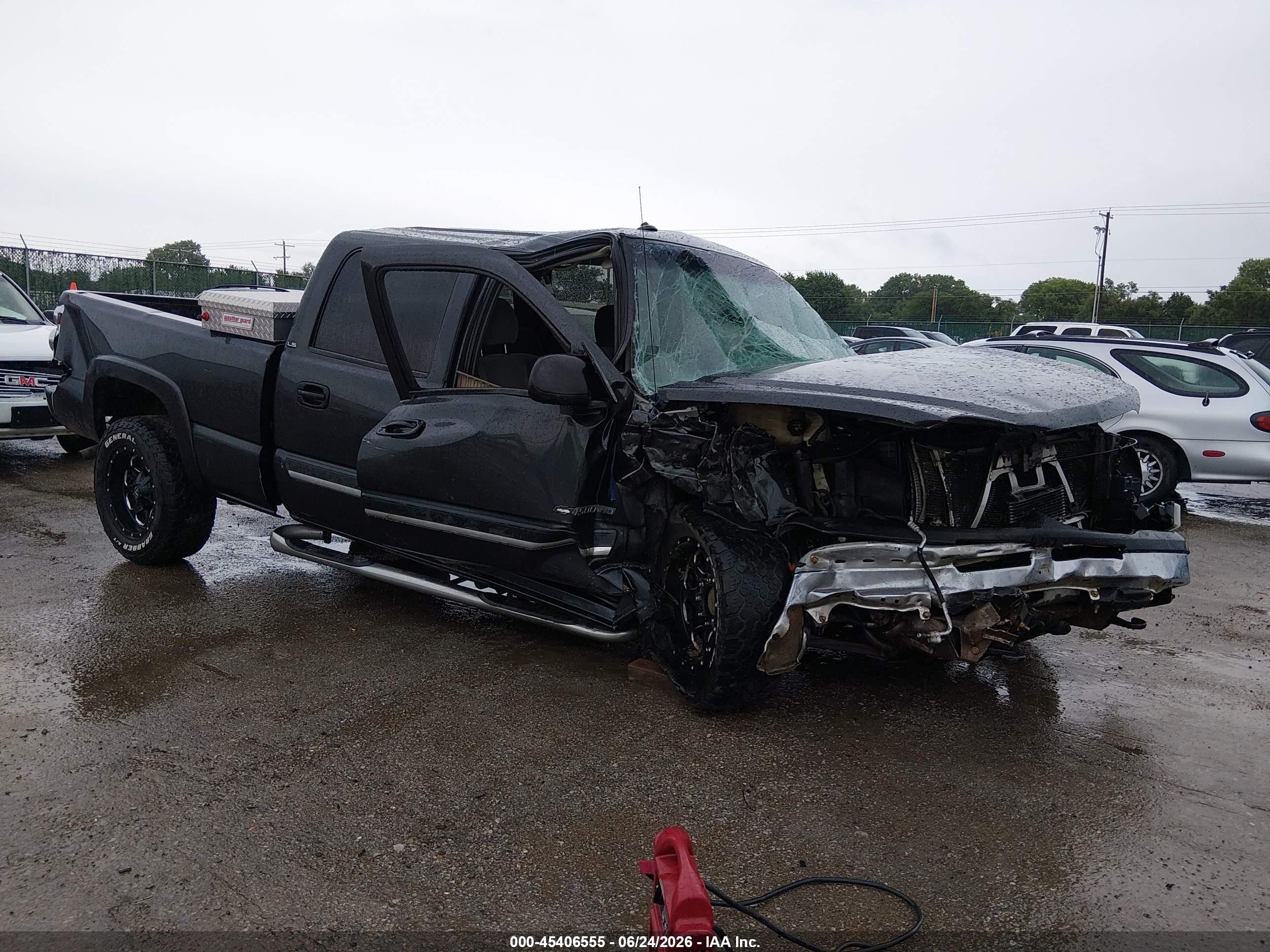2003 Chevrolet Silverado 1500hd Ls Black vin: 1GCGK13U53F143265