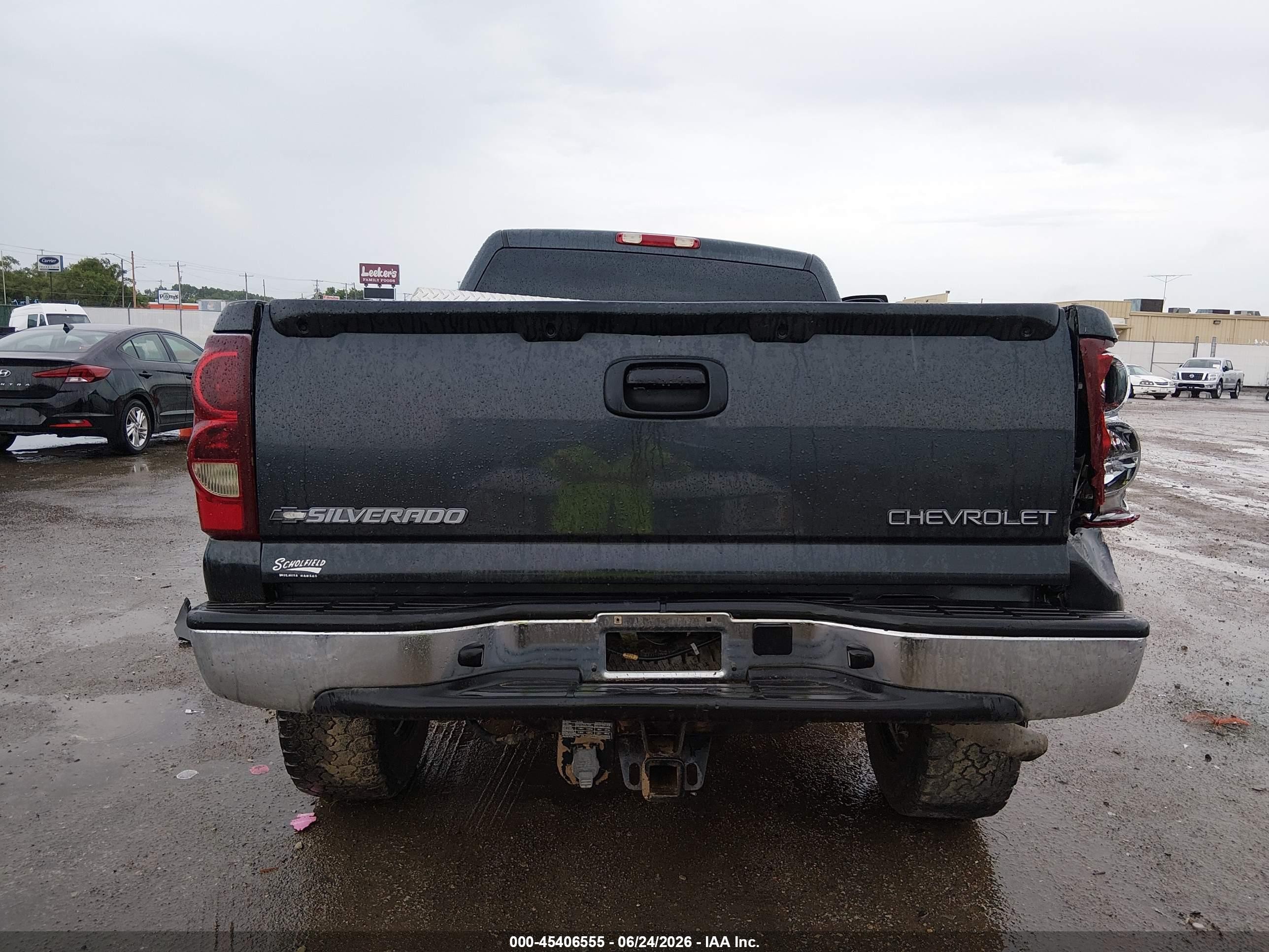 2003 Chevrolet Silverado 1500hd Ls Black vin: 1GCGK13U53F143265