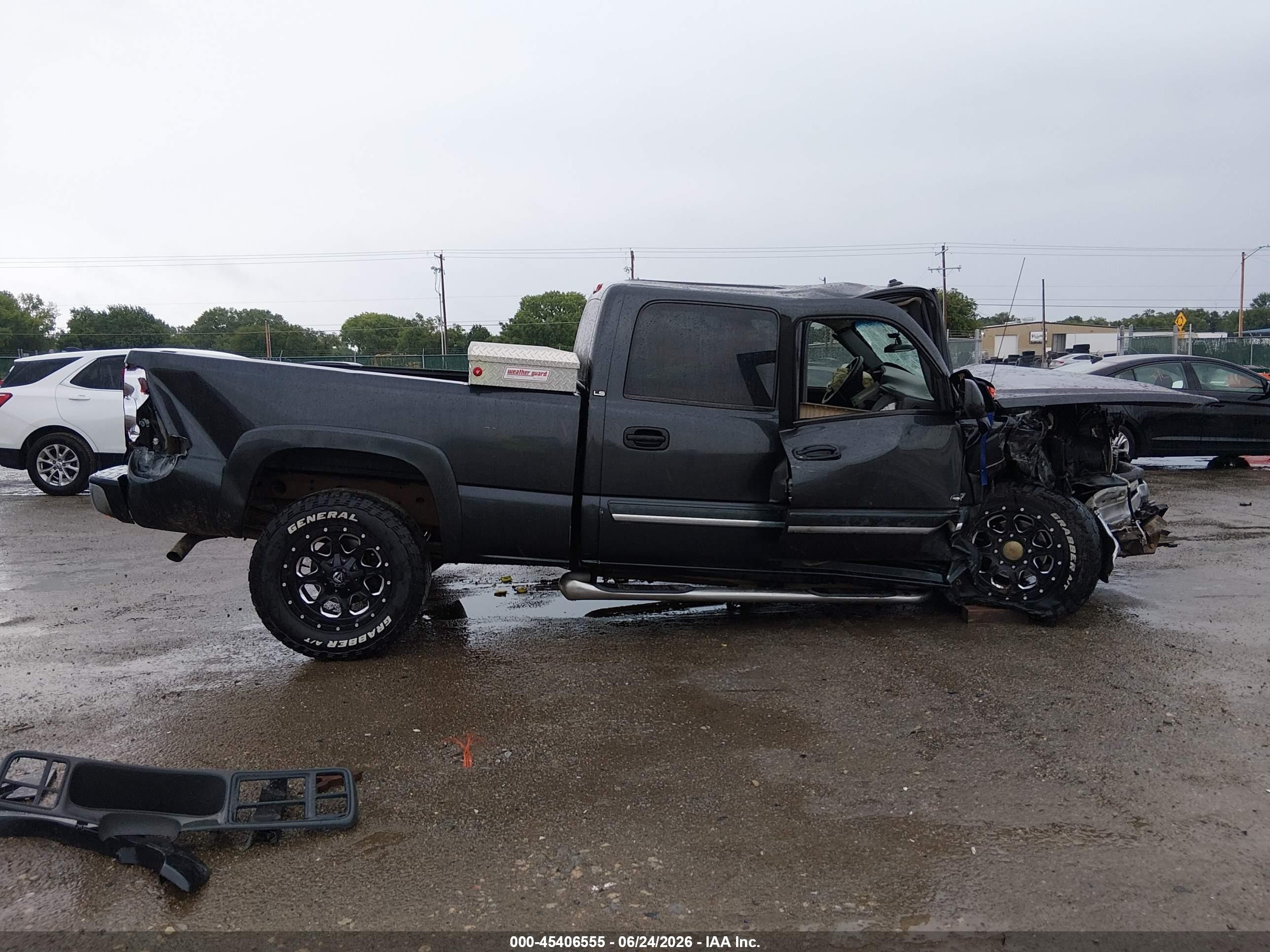 2003 Chevrolet Silverado 1500hd Ls Black vin: 1GCGK13U53F143265