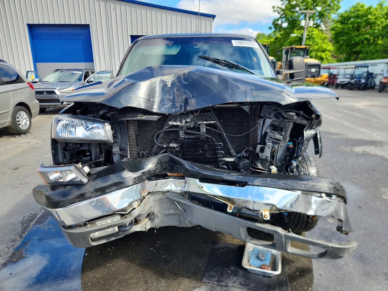 2005 Chevrolet Silverado K1500 Heavy Duty Gray vin: 1GCGK13U55F929442