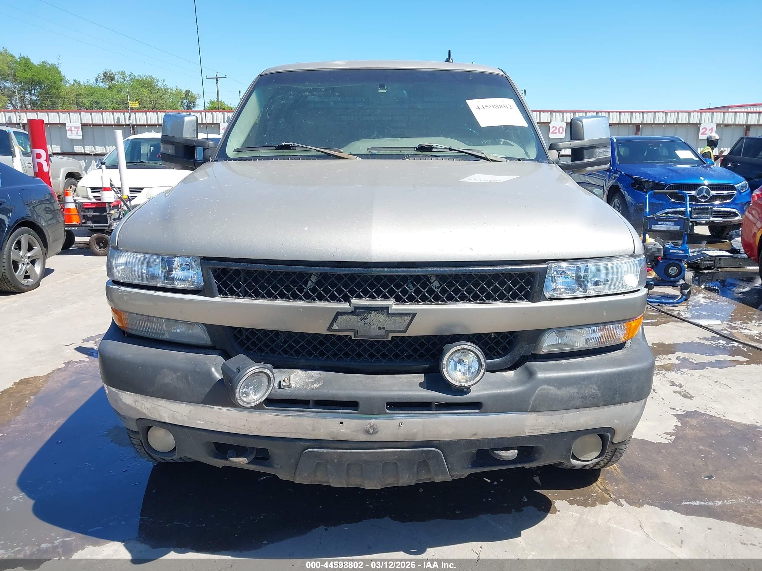2002 Chevrolet Silverado 1500hd Ls Beige vin: 1GCGK13U62F158677
