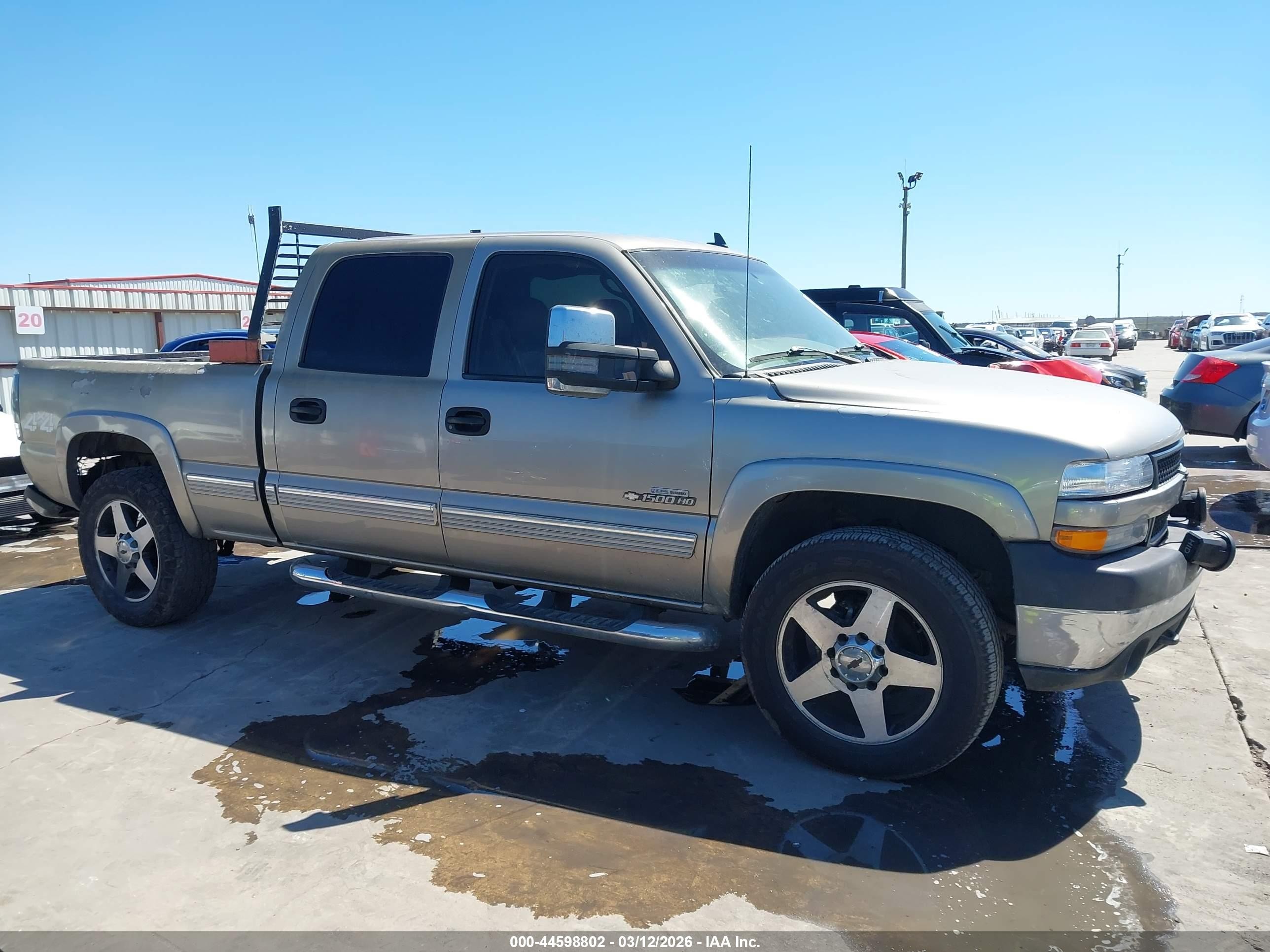 2002 Chevrolet Silverado 1500hd Ls Beige vin: 1GCGK13U62F158677