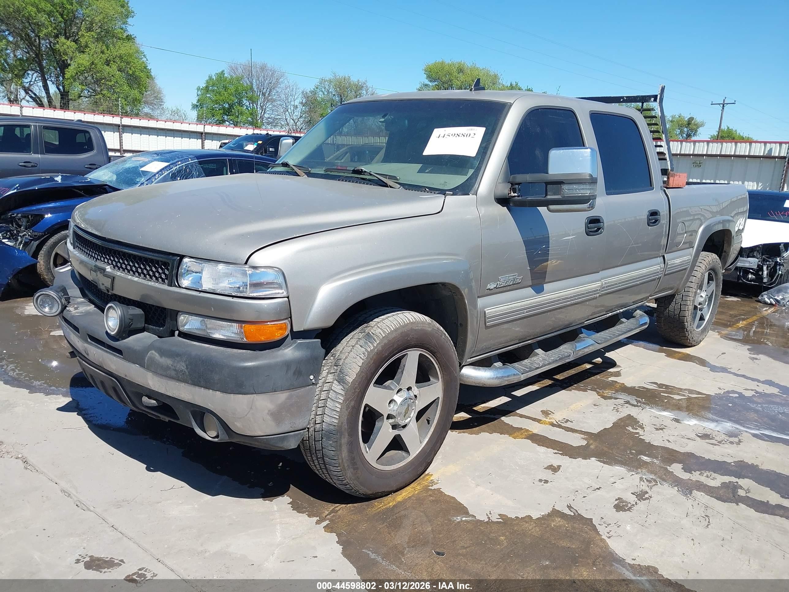 2002 Chevrolet Silverado 1500hd Ls Beige vin: 1GCGK13U62F158677