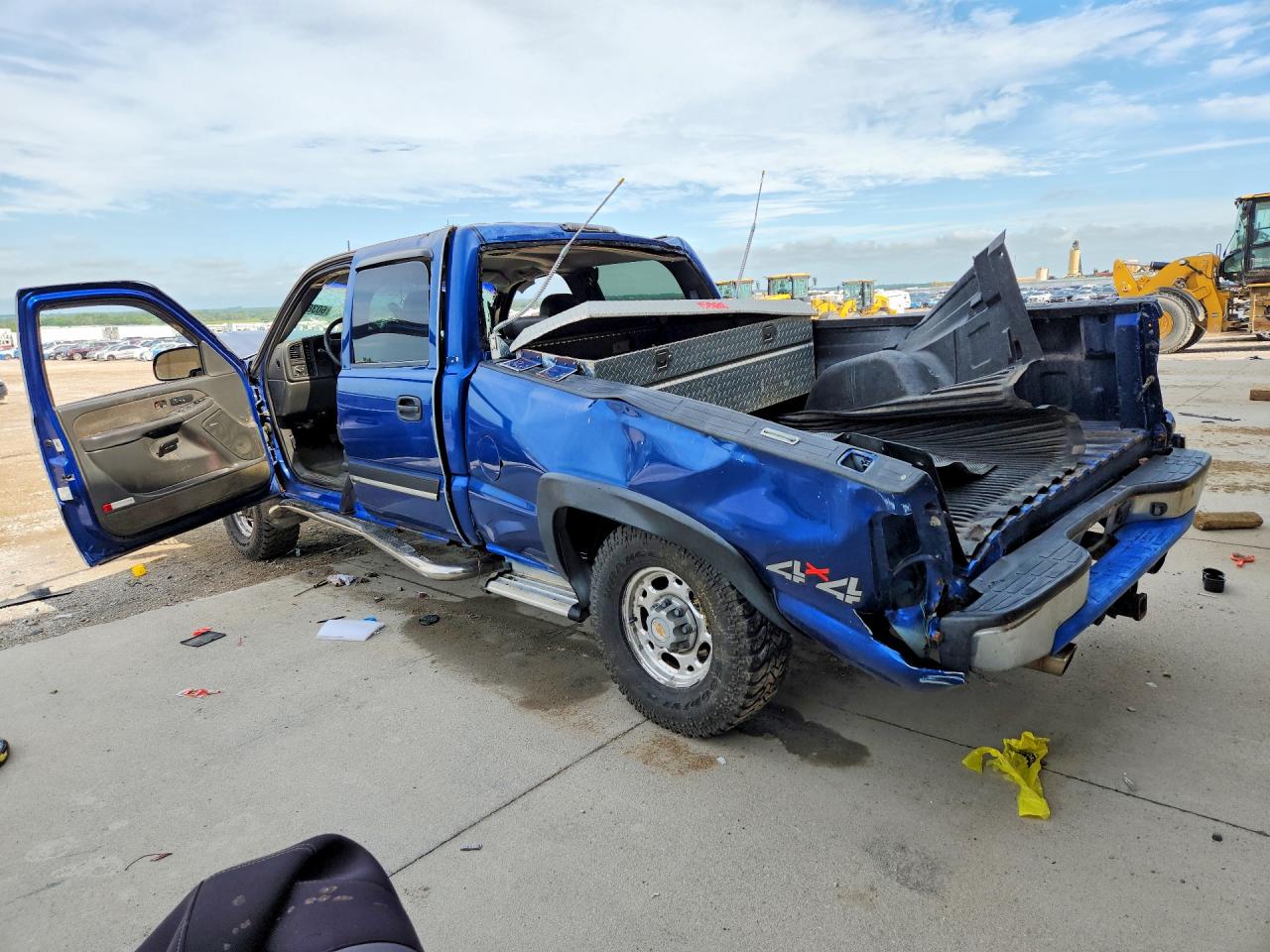 2003 Chevrolet Silverado K1500 Heavy Duty Blue vin: 1GCGK13U63F140410