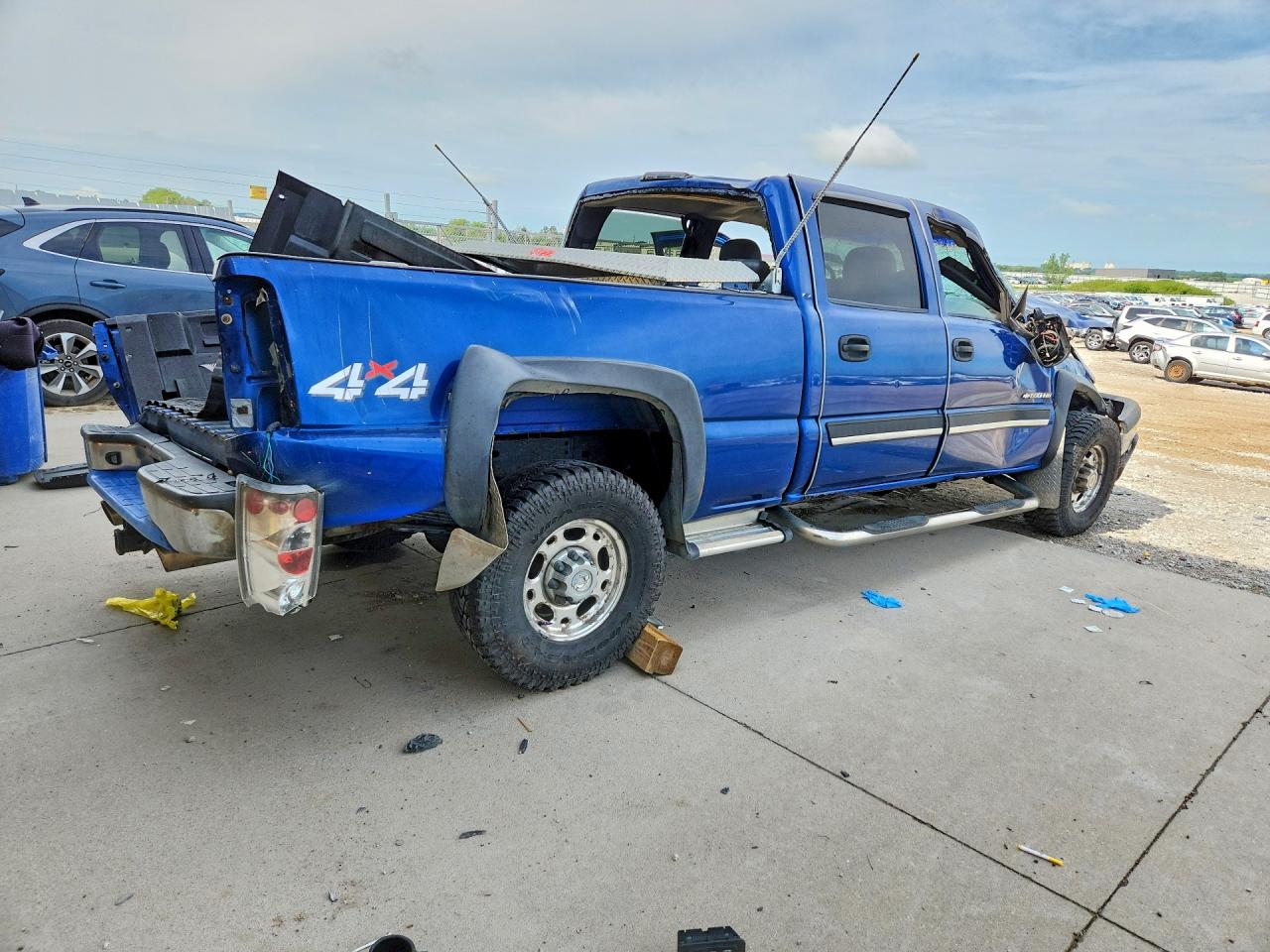 2003 Chevrolet Silverado K1500 Heavy Duty Blue vin: 1GCGK13U63F140410