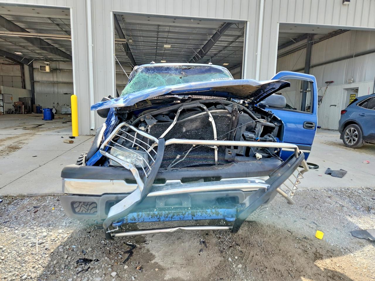 2003 Chevrolet Silverado K1500 Heavy Duty Blue vin: 1GCGK13U63F140410