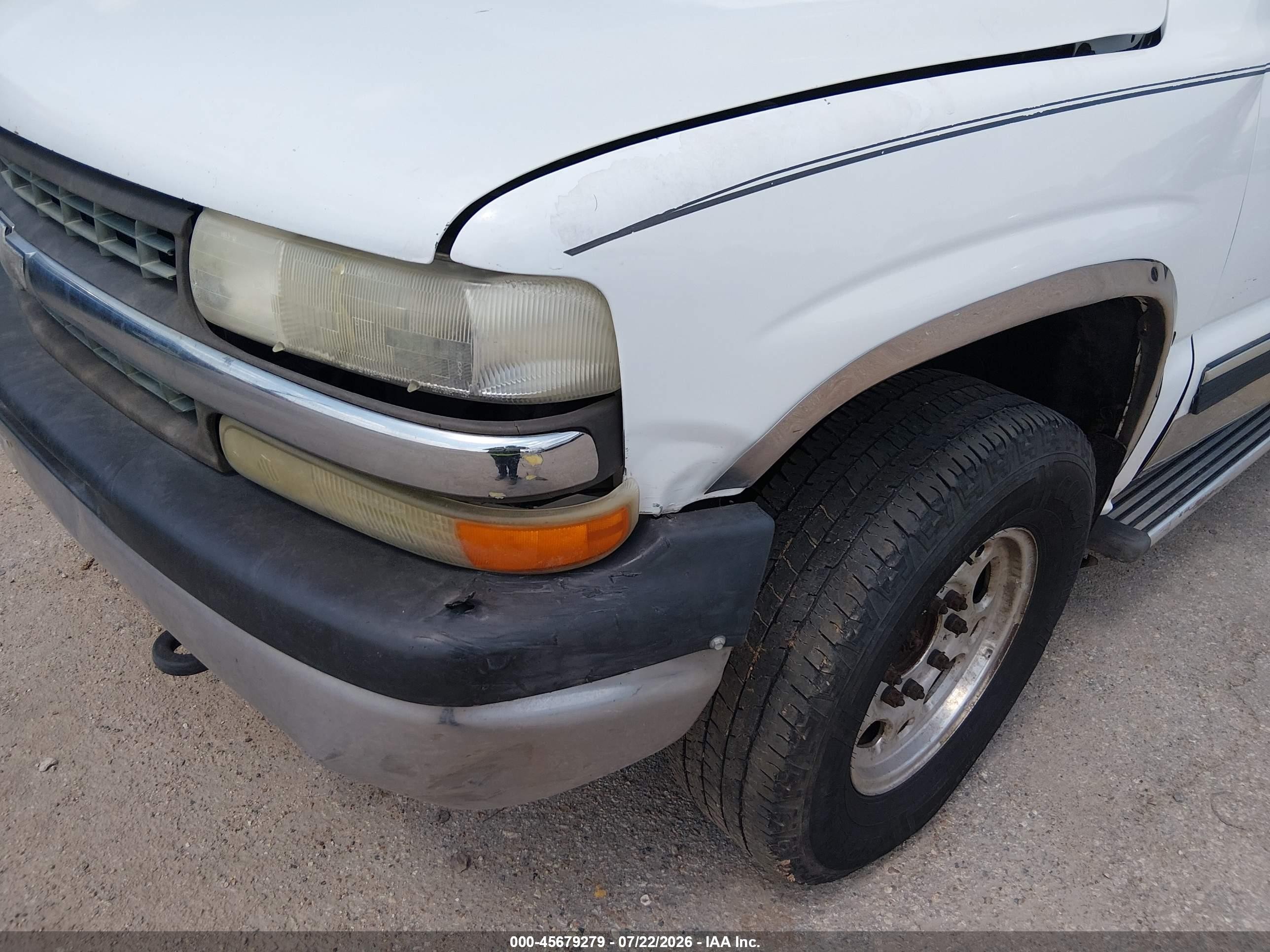 2002 Chevrolet Silverado 1500hd Lt White vin: 1GCGK13U72F162320