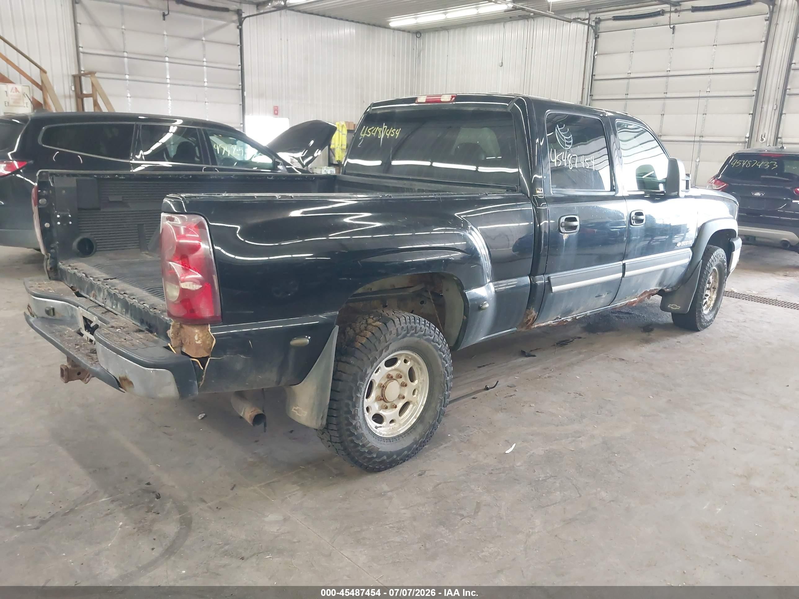 2003 Chevrolet Silverado 1500hd Lt Black vin: 1GCGK13U73F211033