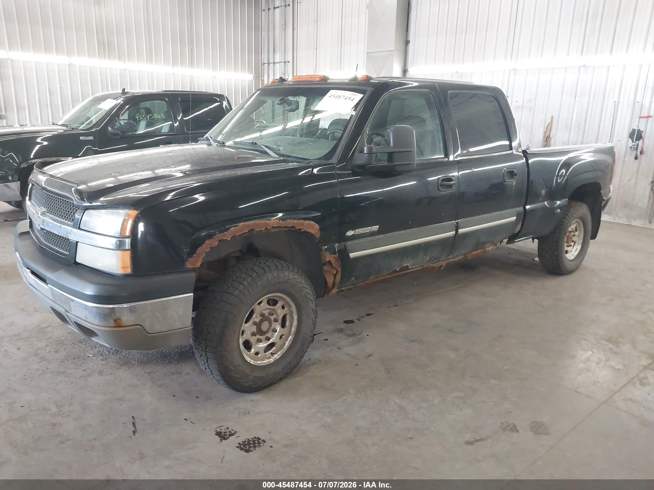 2003 Chevrolet Silverado 1500hd Lt Black vin: 1GCGK13U73F211033