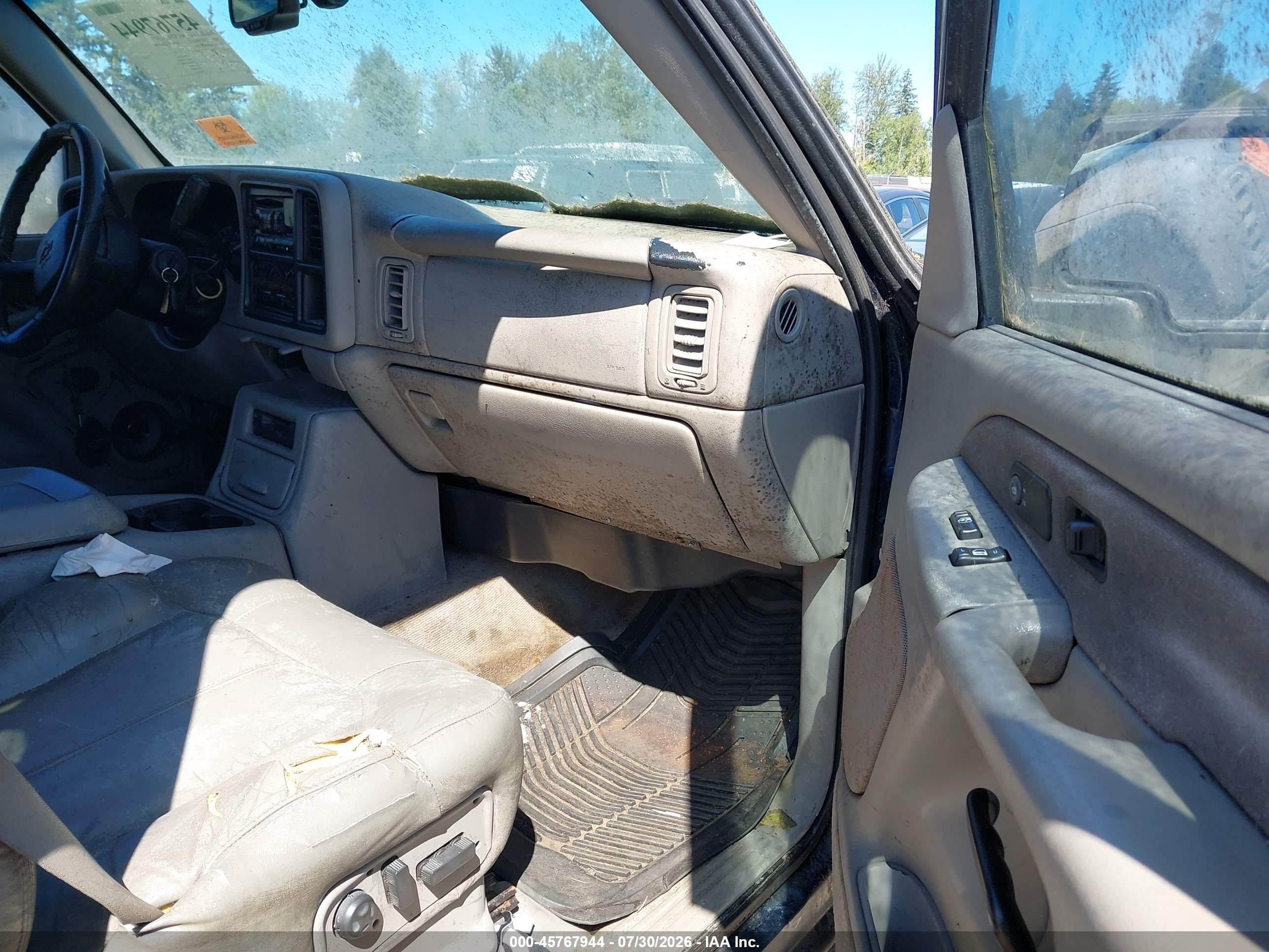 2001 Chevrolet Silverado 1500hd Lt Blue vin: 1GCGK13U81F173633