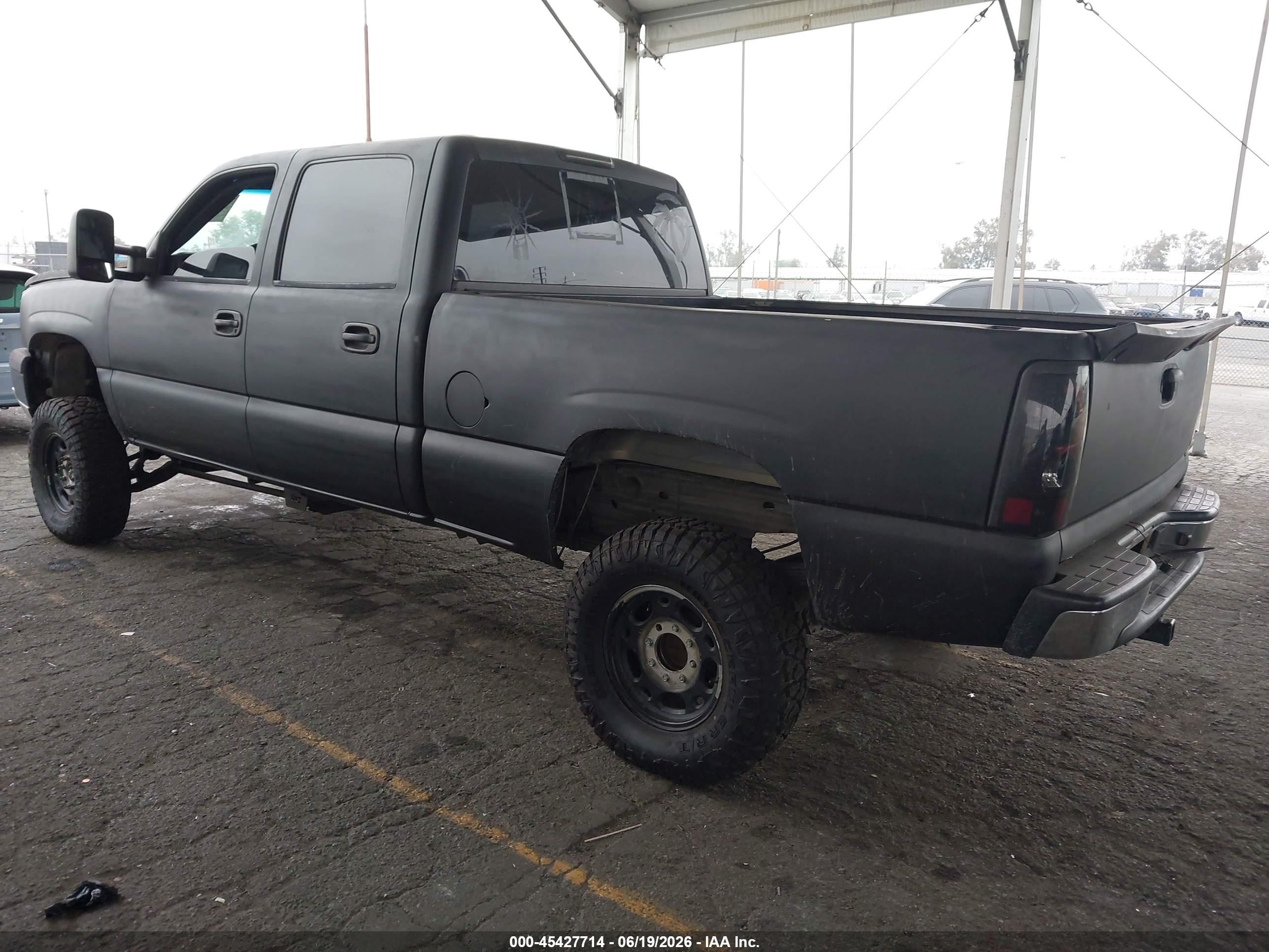 2005 Chevrolet Silverado 1500hd Ls Black vin: 1GCGK13U95F830977