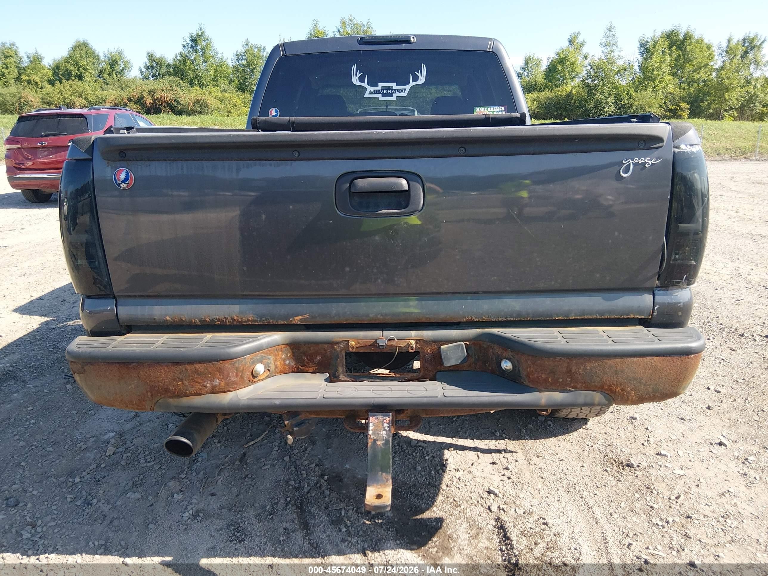 2004 Chevrolet Silverado 2500 Ls Gray vin: 1GCGK23U04F109628