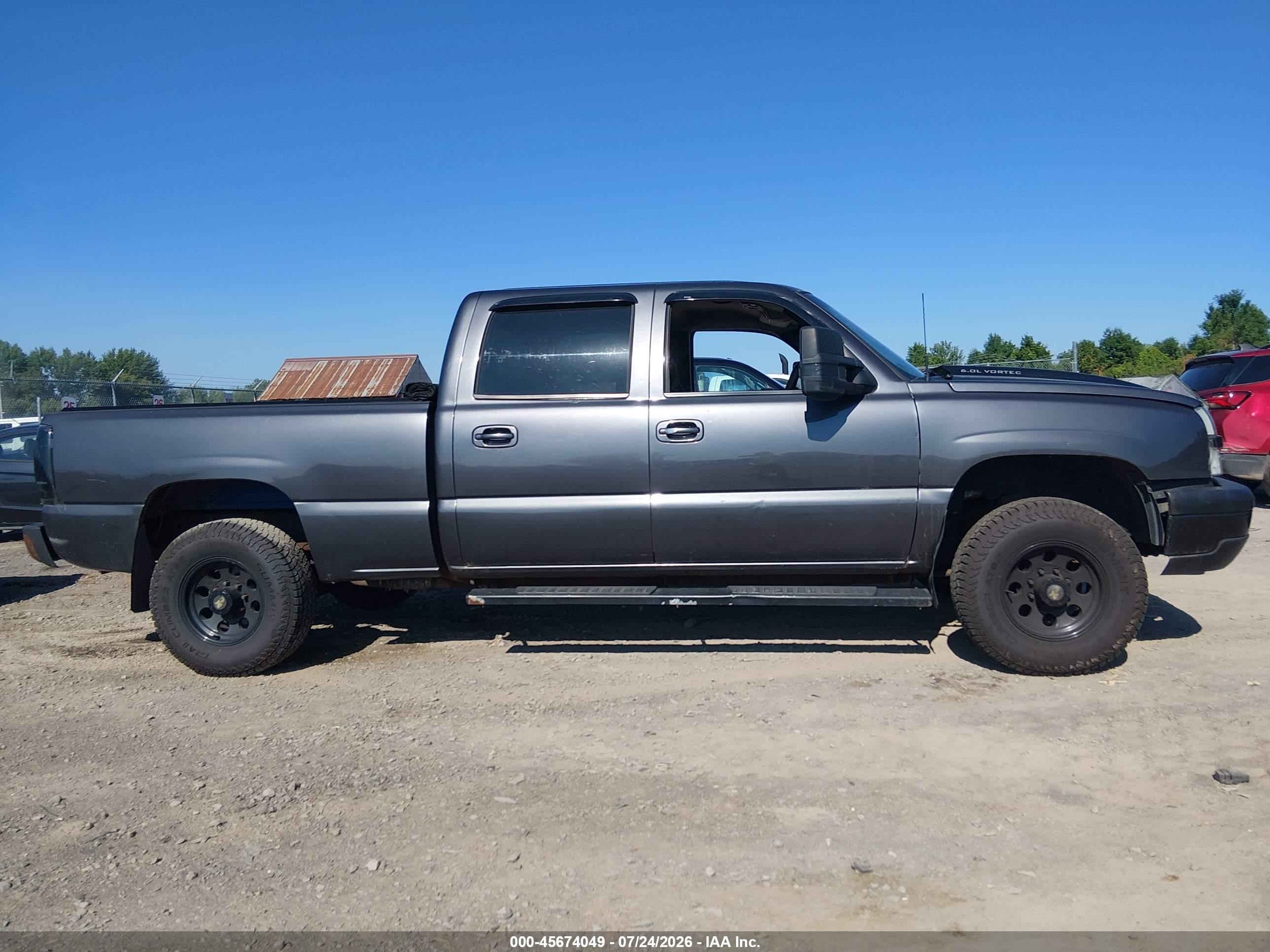 2004 Chevrolet Silverado 2500 Ls Gray vin: 1GCGK23U04F109628