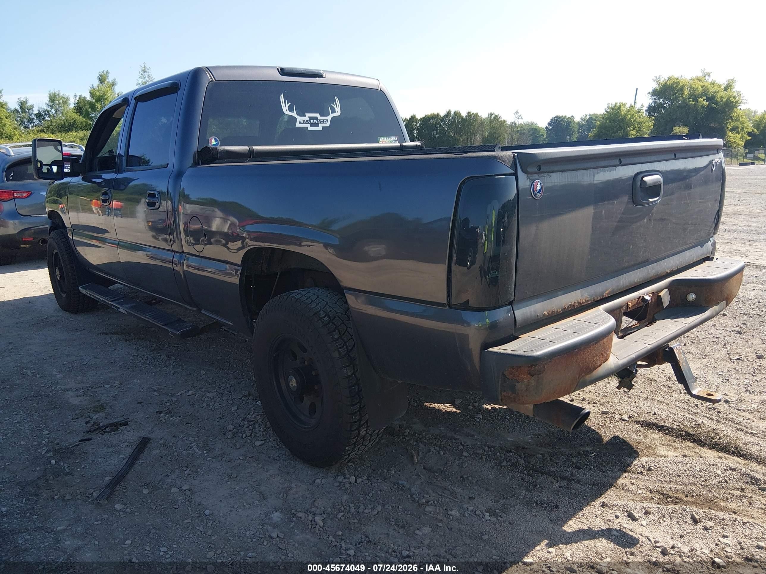 2004 Chevrolet Silverado 2500 Ls Gray vin: 1GCGK23U04F109628