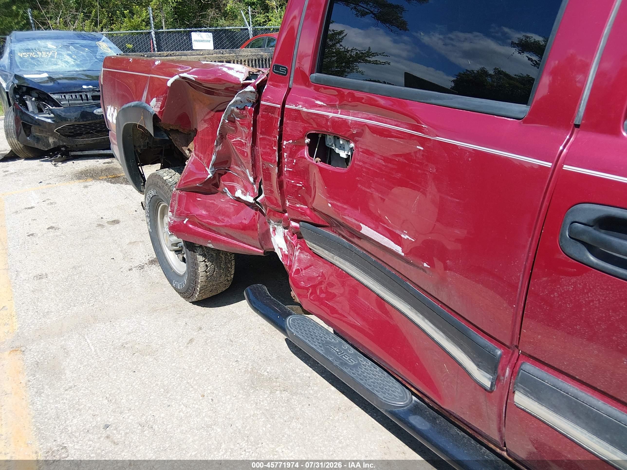 2004 Chevrolet Silverado 2500 Ls Burgundy vin: 1GCGK23U34F170827