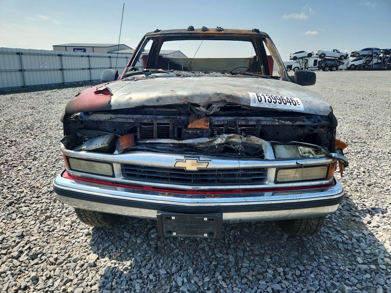 1999 Chevrolet Gmt-400 K2500 Красный vin: 1GCGK24J2XR720963