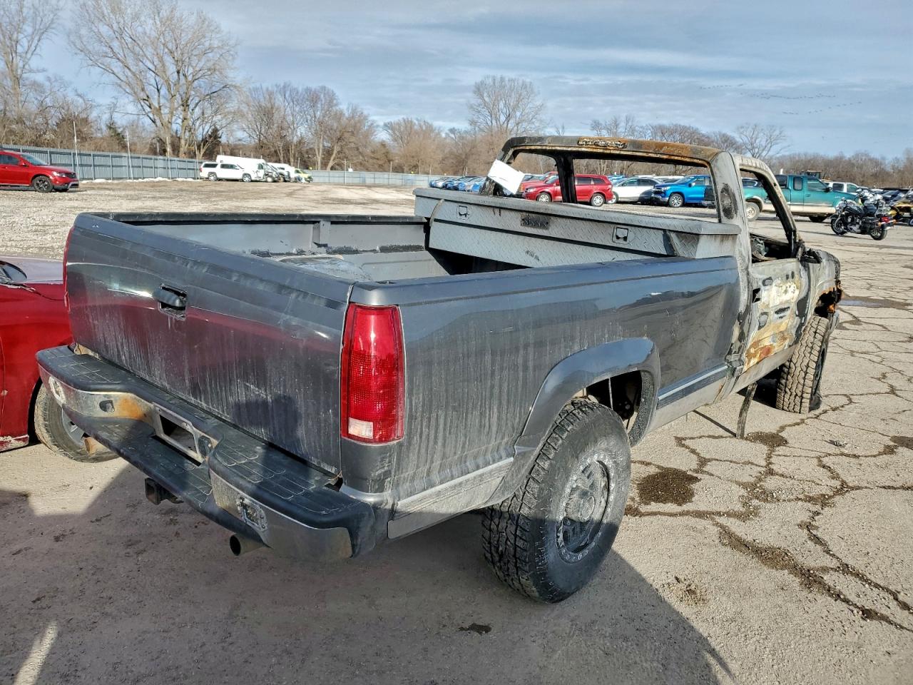 2000 Chevrolet Gmt-400 K2500 Серый vin: 1GCGK24J3YR151266