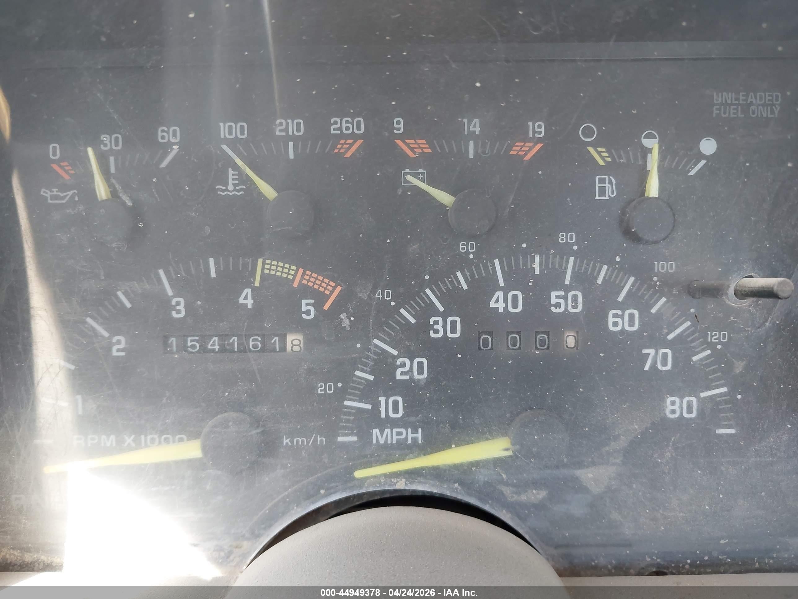 1992 Chevrolet Gmt-400 K2500 Black vin: 1GCGK24K1NE233069
