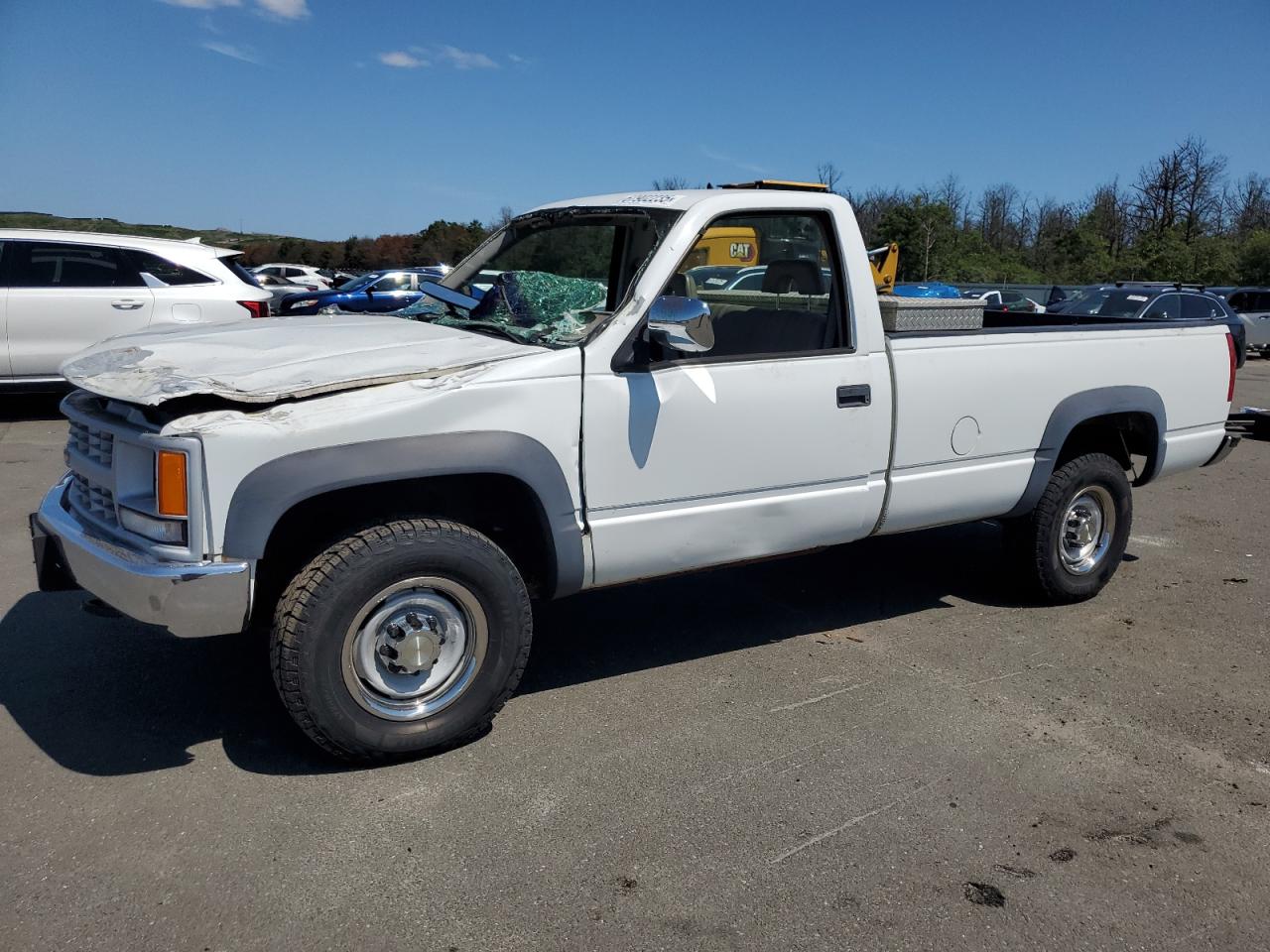 1994 Chevrolet Gmt-400 K2500 White vin: 1GCGK24K5RE288310