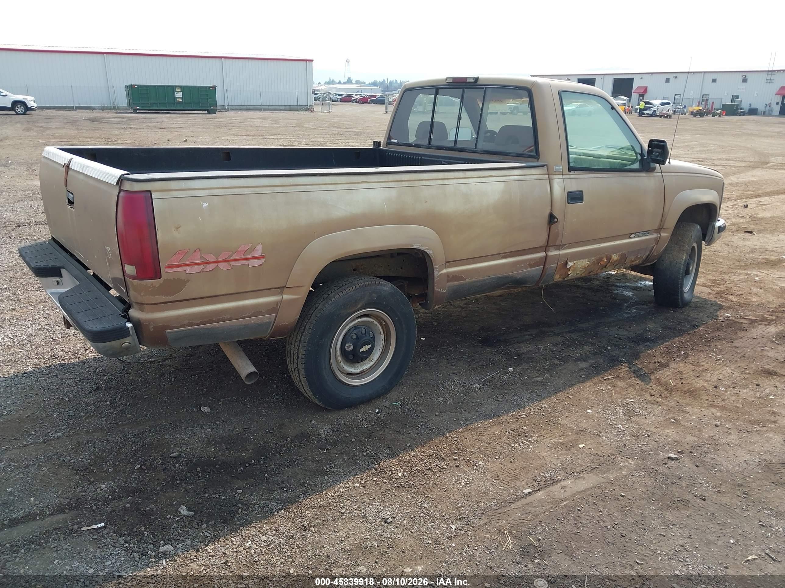 1994 Chevrolet Gmt-400 K2500 Brown vin: 1GCGK24K7RE194395