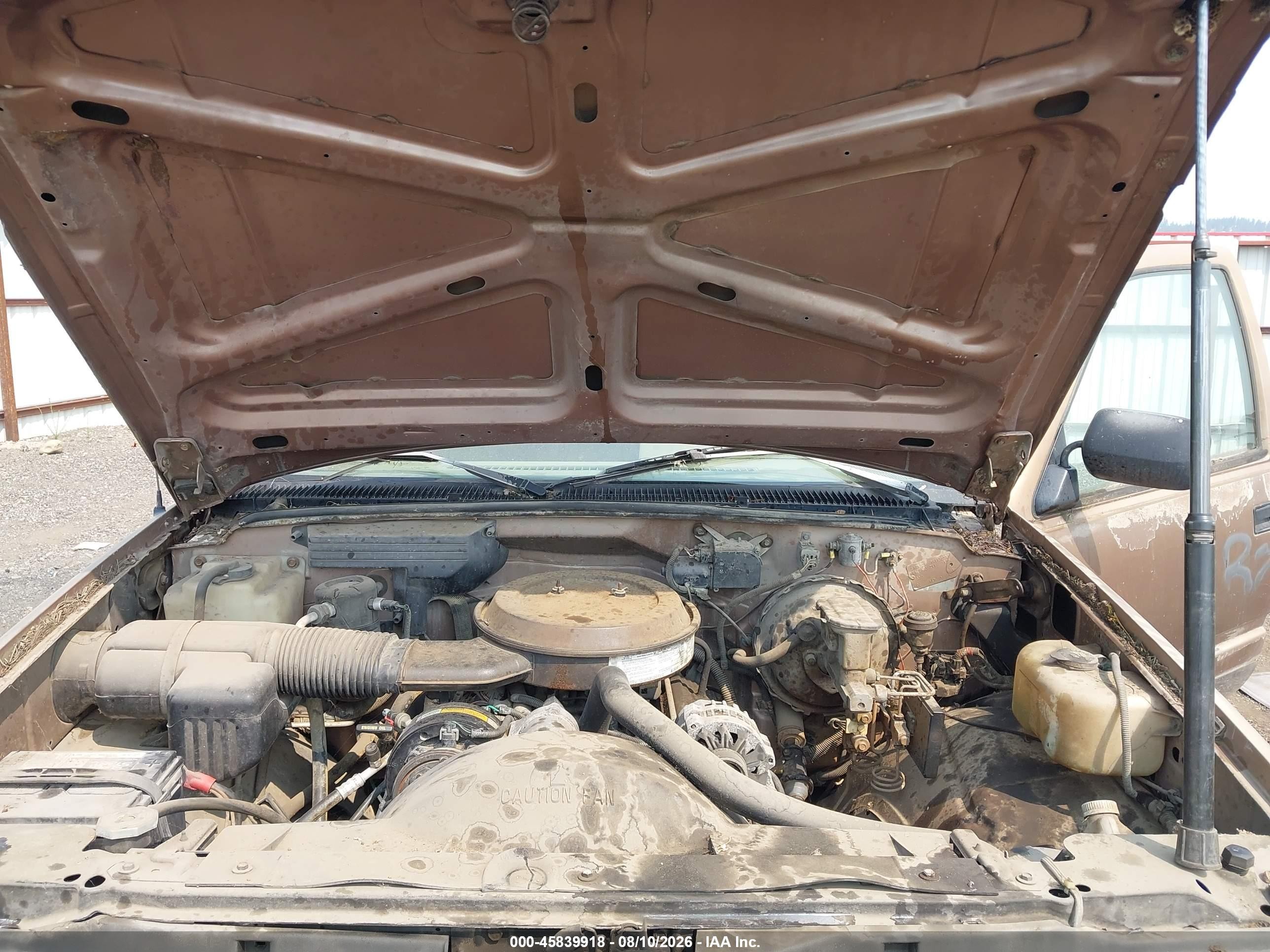 1994 Chevrolet Gmt-400 K2500 Brown vin: 1GCGK24K7RE194395