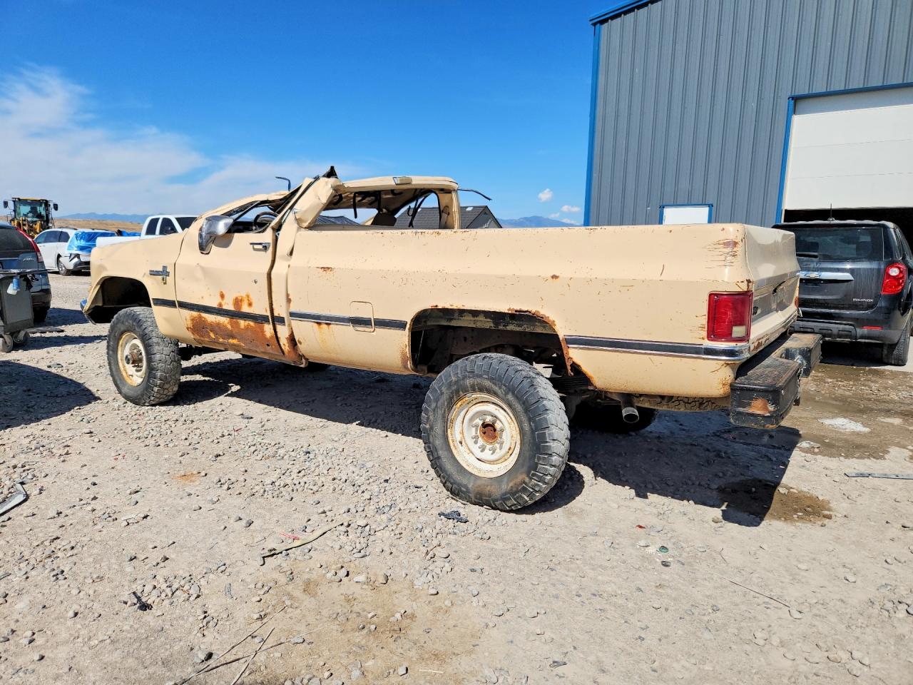 1986 Chevrolet K20 Tan vin: 1GCGK24M0GJ175466