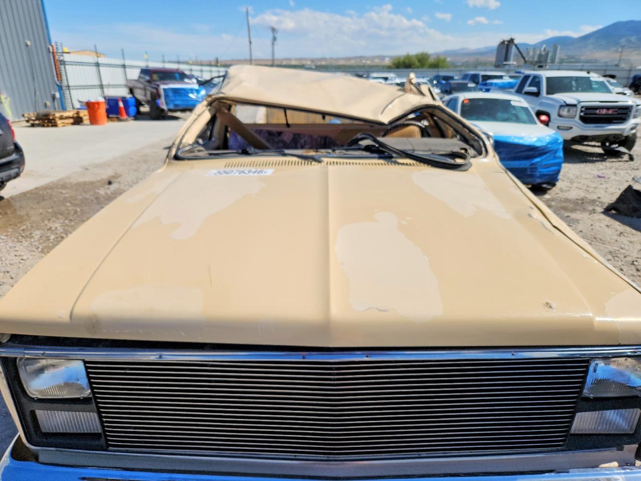 1986 Chevrolet K20 Tan vin: 1GCGK24M0GJ175466