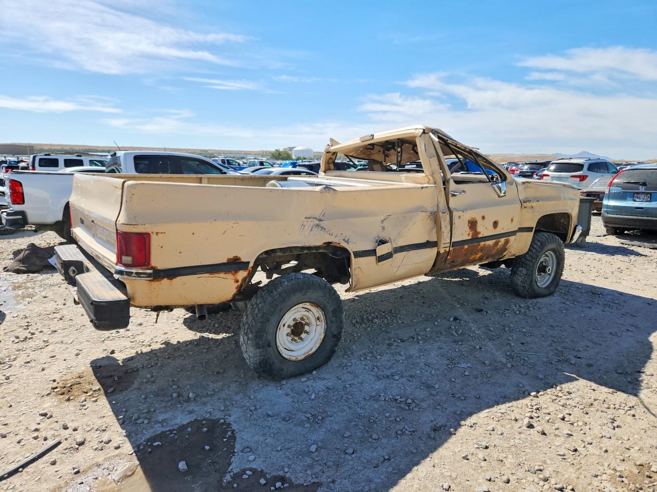 1986 Chevrolet K20 Tan vin: 1GCGK24M0GJ175466