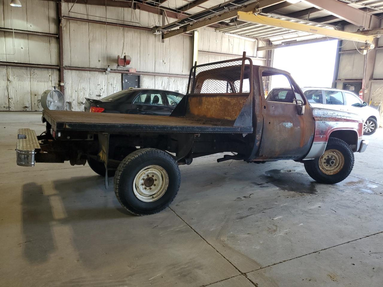 1986 Chevrolet K20 Red vin: 1GCGK24M2GJ147099