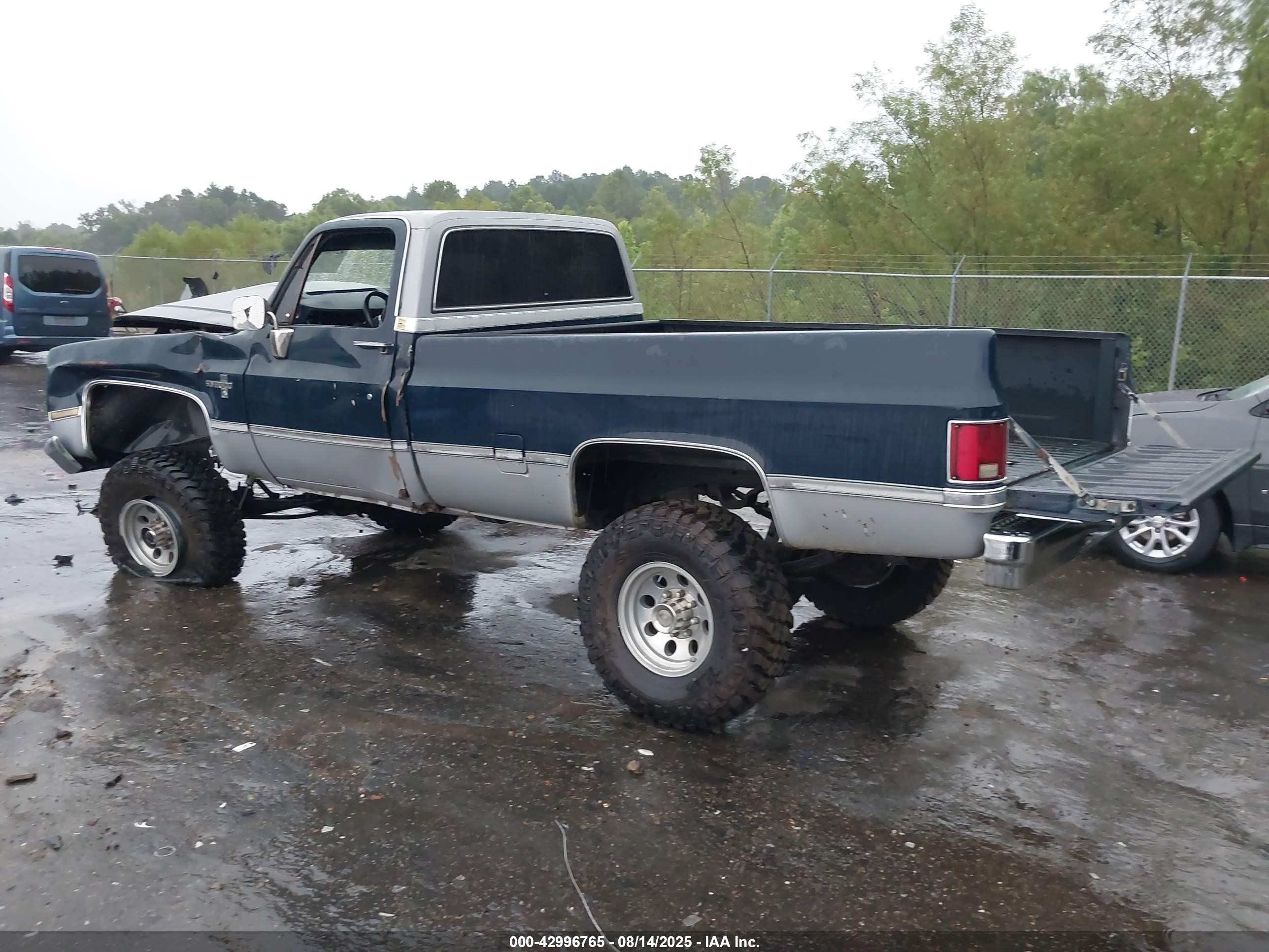 1985 Chevrolet K20   Dark Blue vin: 1GCGK24M3FJ161821