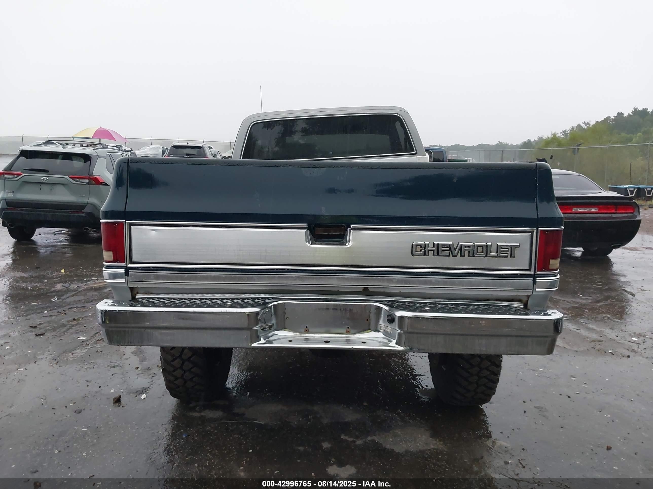 1985 Chevrolet K20   Dark Blue vin: 1GCGK24M3FJ161821