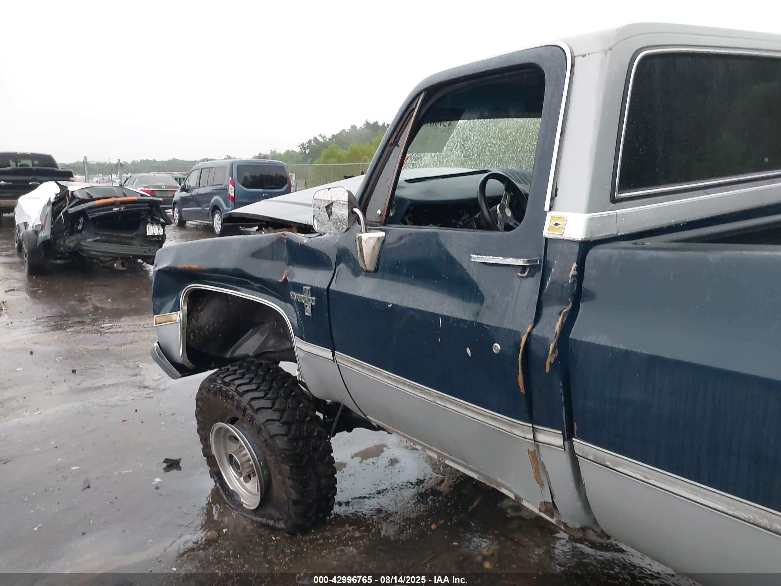1985 Chevrolet K20   Dark Blue vin: 1GCGK24M3FJ161821
