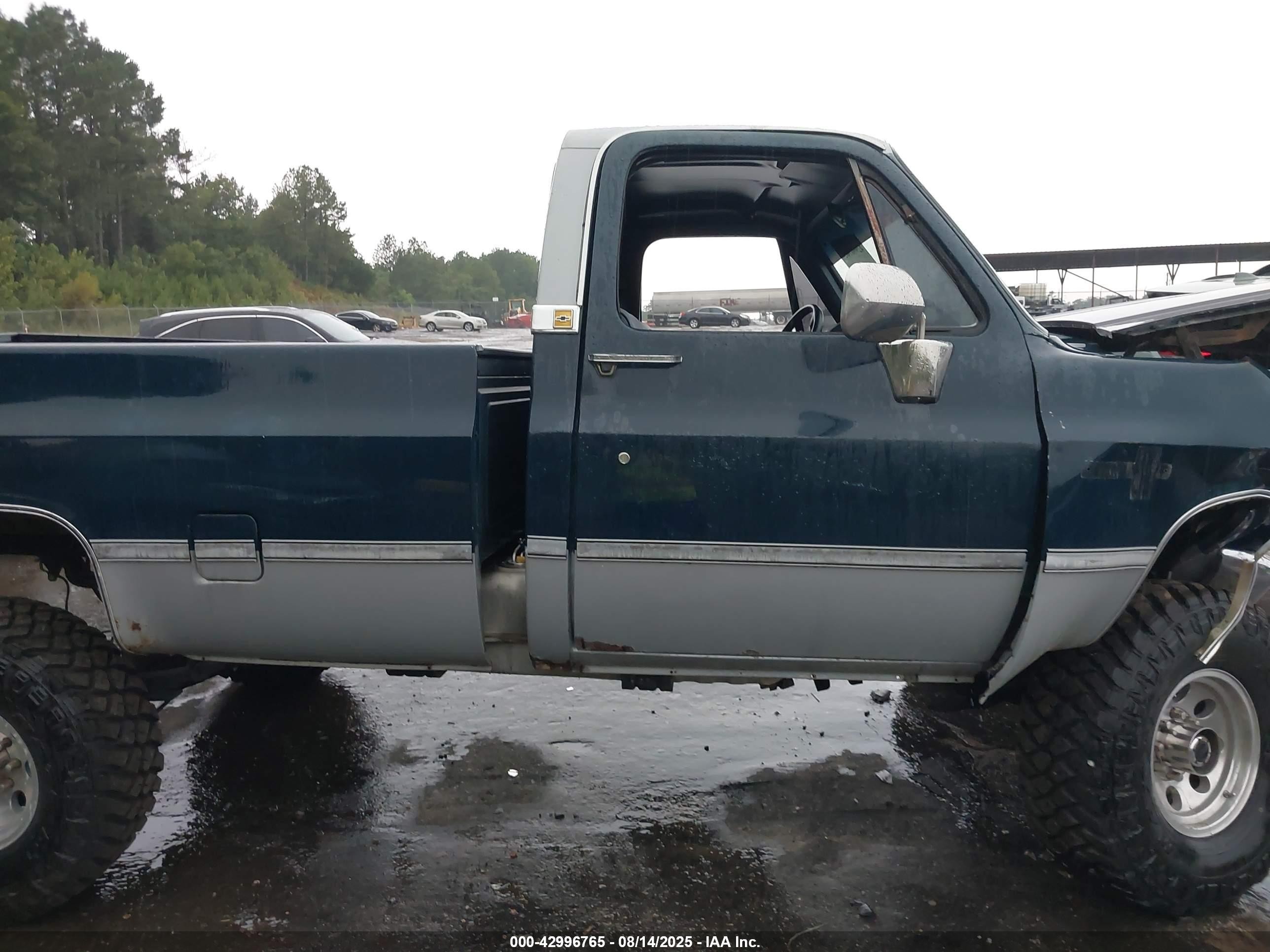 1985 Chevrolet K20   Dark Blue vin: 1GCGK24M3FJ161821