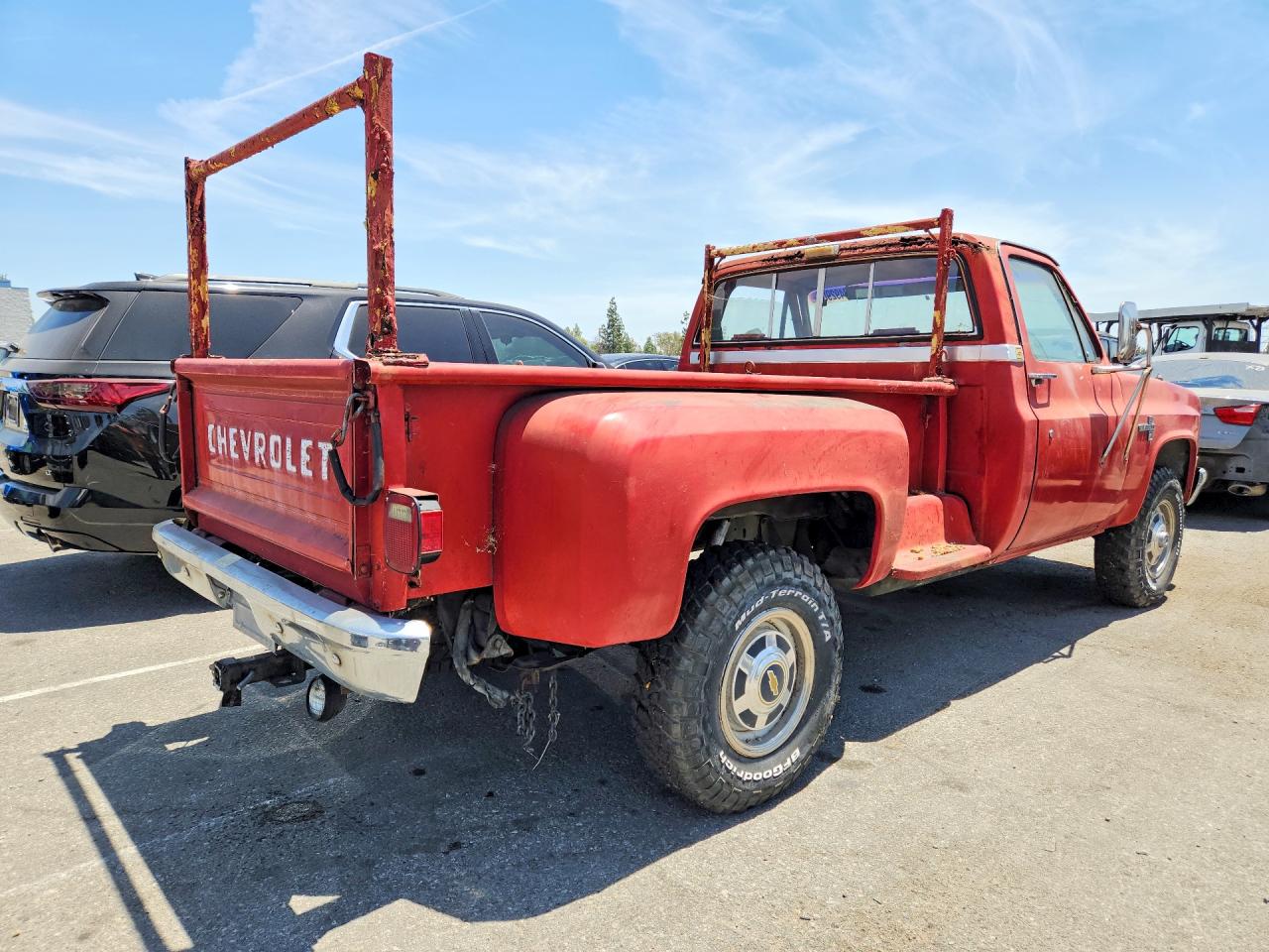1986 Chevrolet K20 Red vin: 1GCGK24M4GJ156791