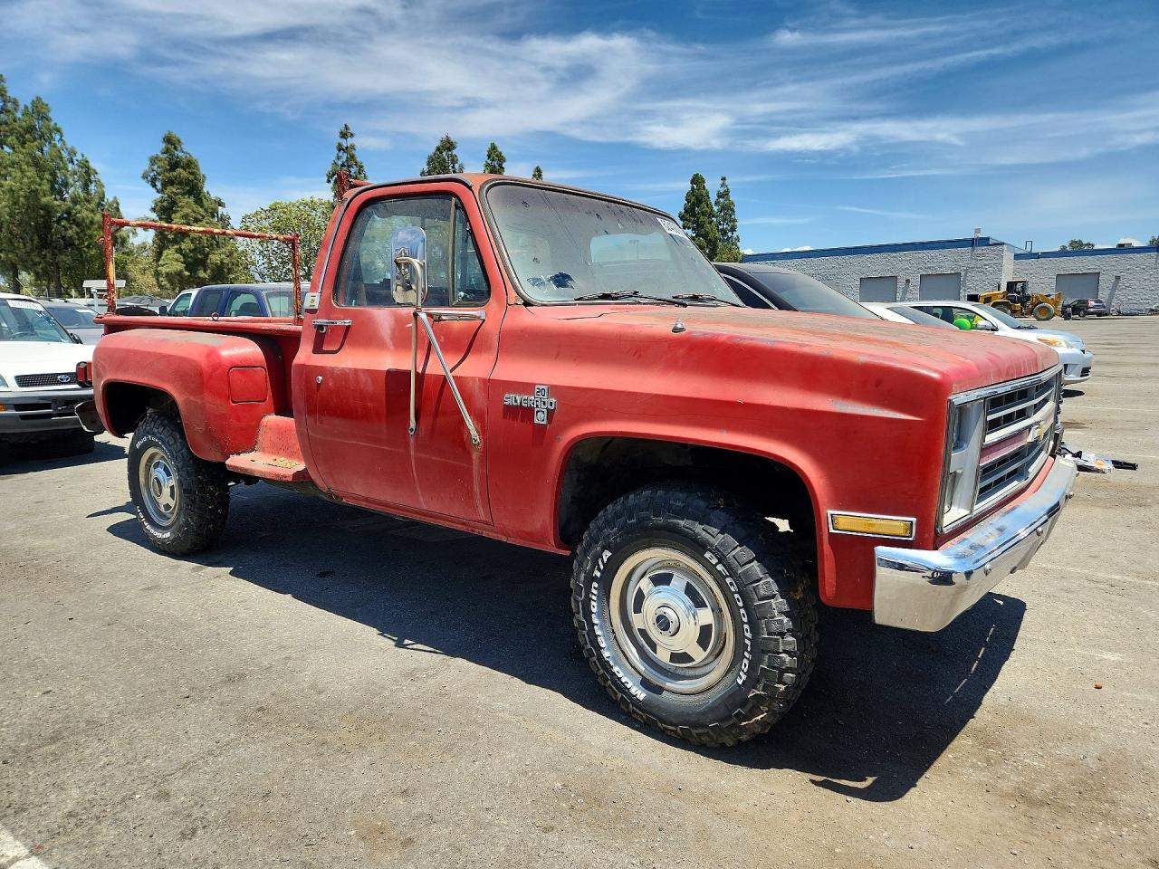 1986 Chevrolet K20 Red vin: 1GCGK24M4GJ156791
