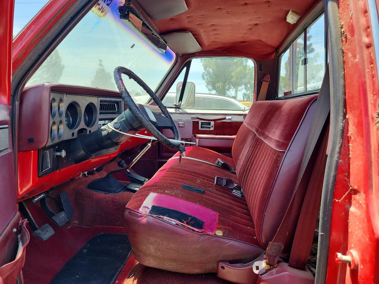 1986 Chevrolet K20 Red vin: 1GCGK24M4GJ156791