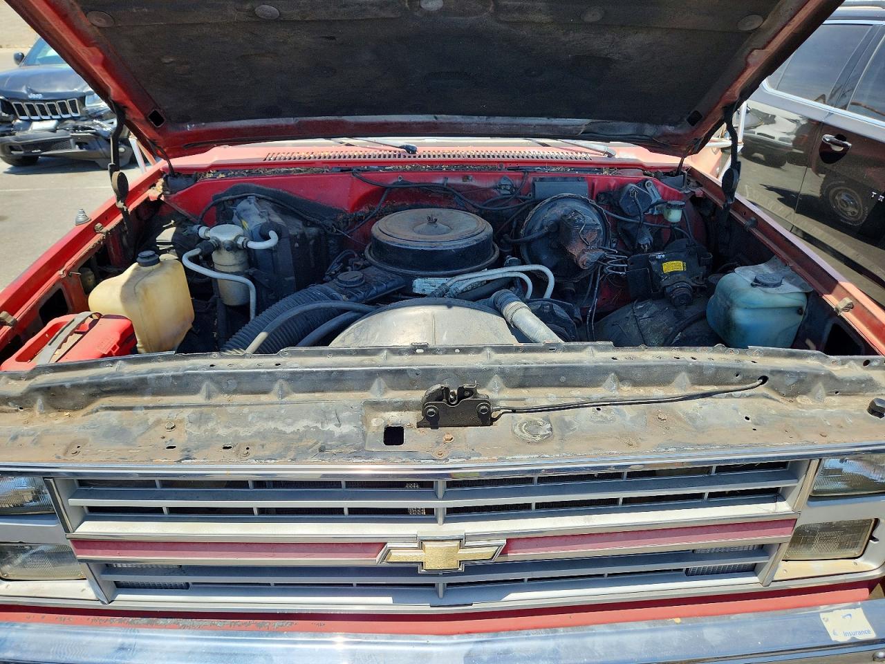 1986 Chevrolet K20 Red vin: 1GCGK24M4GJ156791