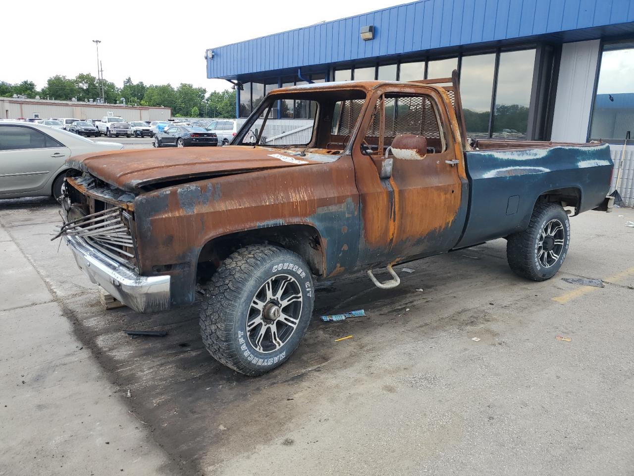 1983 Chevrolet K20    Gray vin: 1GCGK24M5DJ178083
