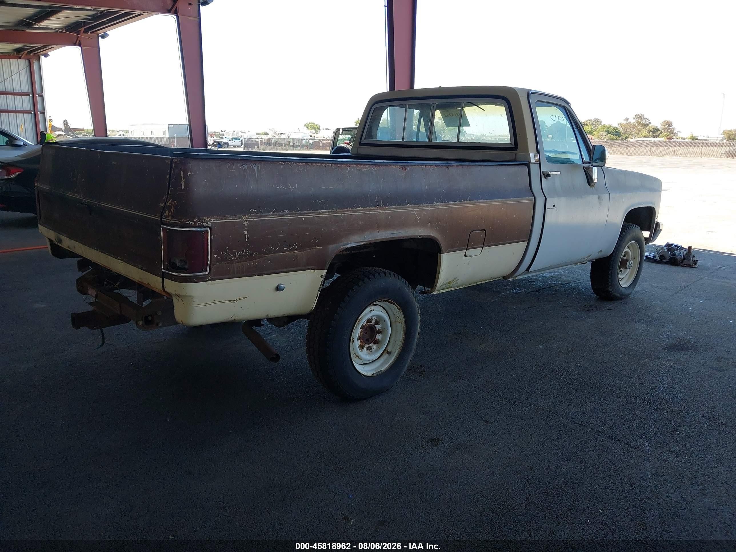 1981 Chevrolet K20   Brown vin: 1GCGK24M7BZ112164