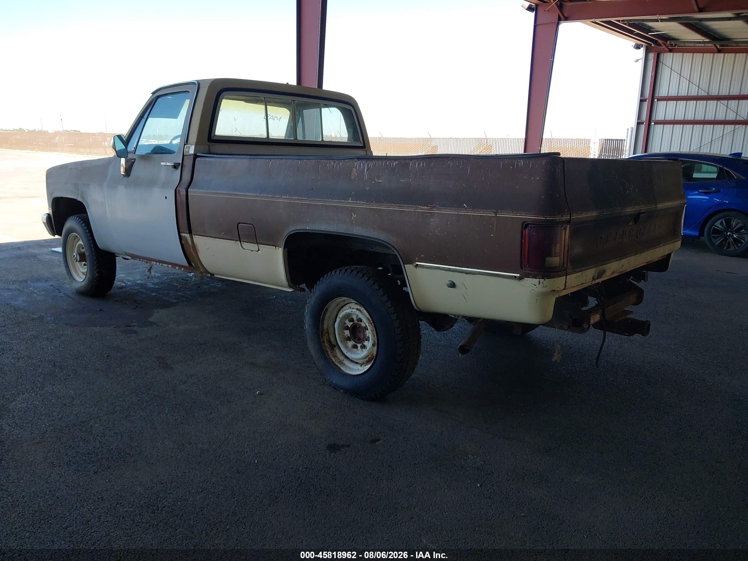 1981 Chevrolet K20   Brown vin: 1GCGK24M7BZ112164
