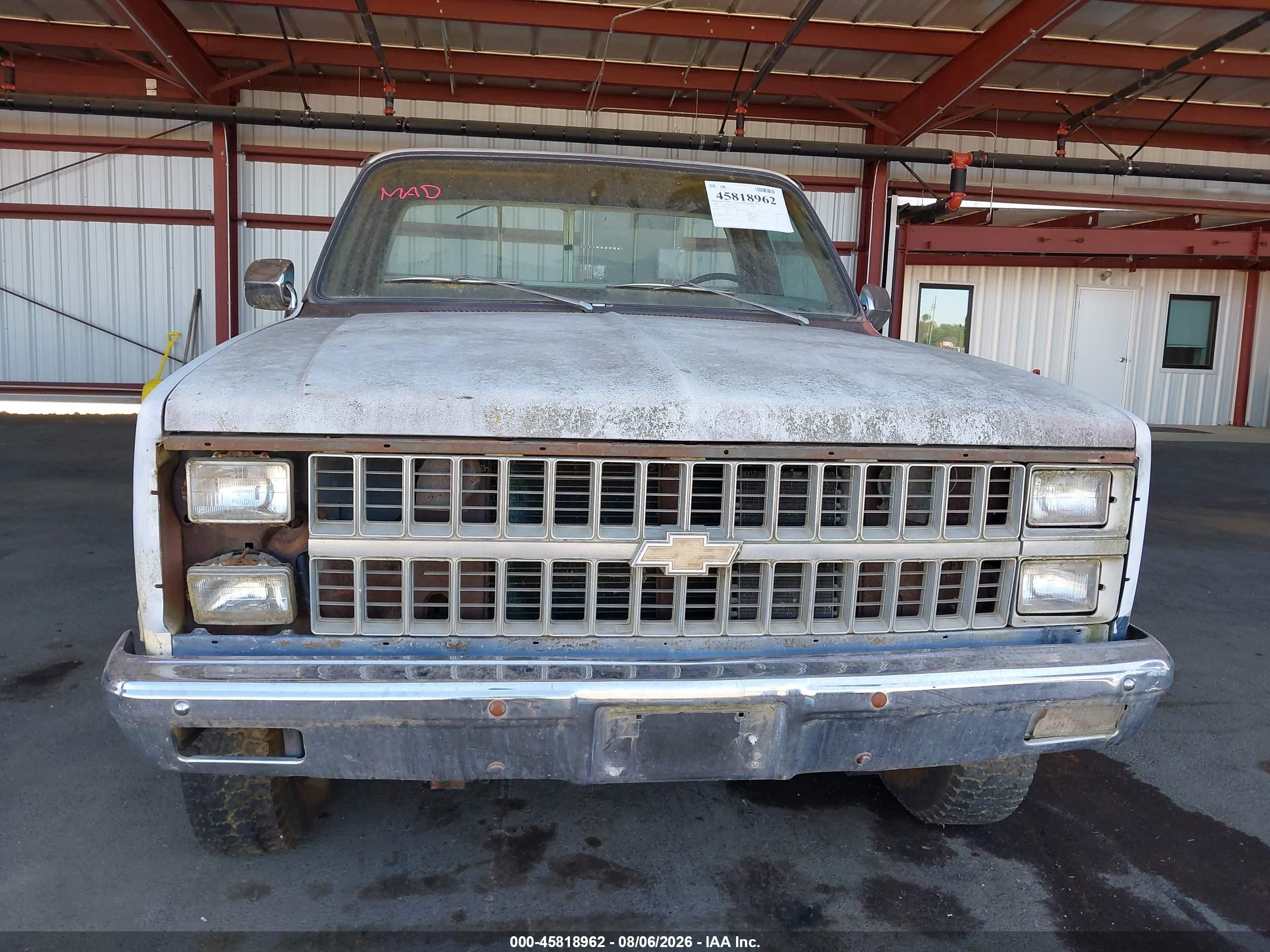 1981 Chevrolet K20   Brown vin: 1GCGK24M7BZ112164