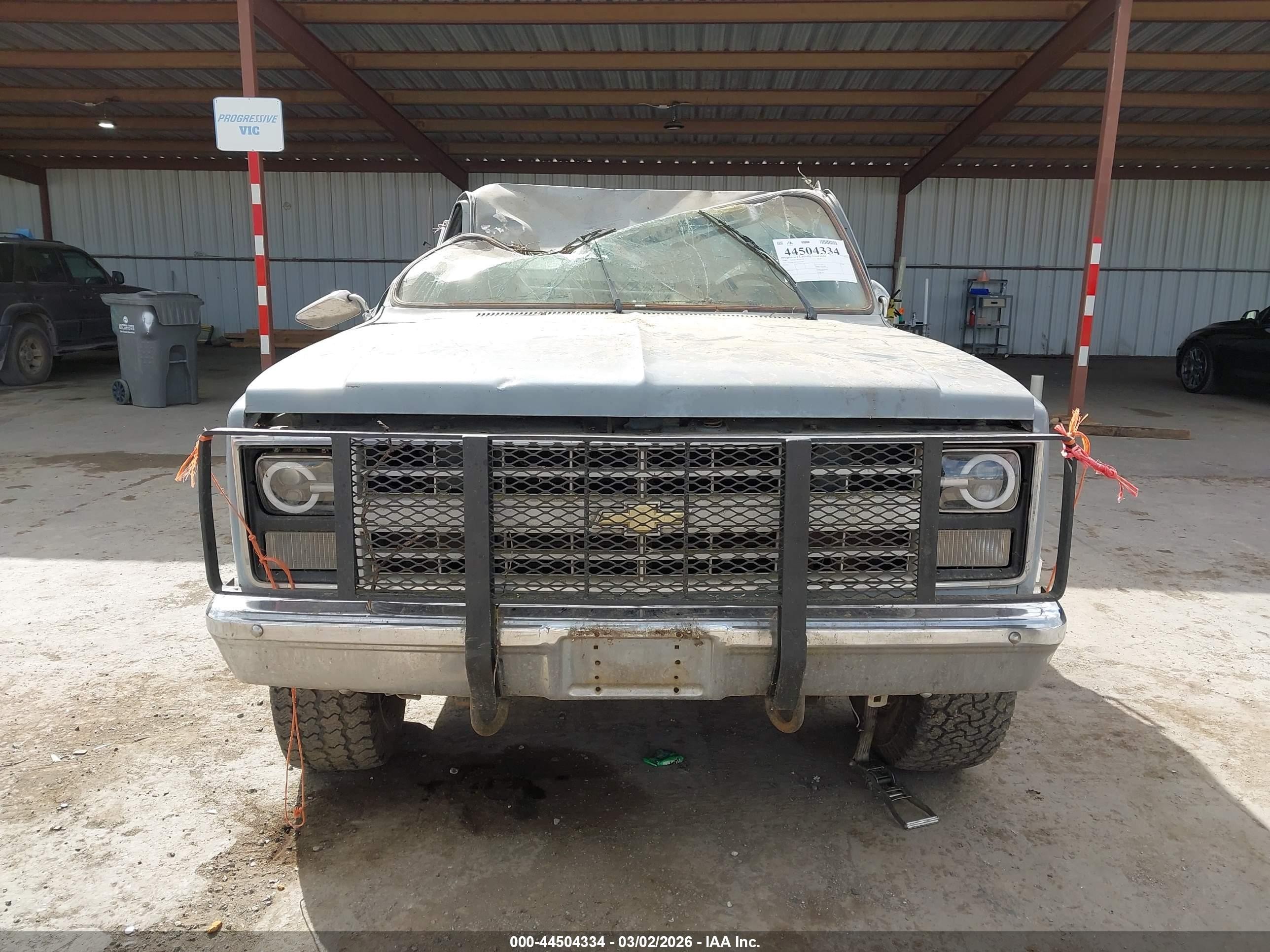 1986 Chevrolet K20   Gray vin: 1GCGK24M7GJ101204
