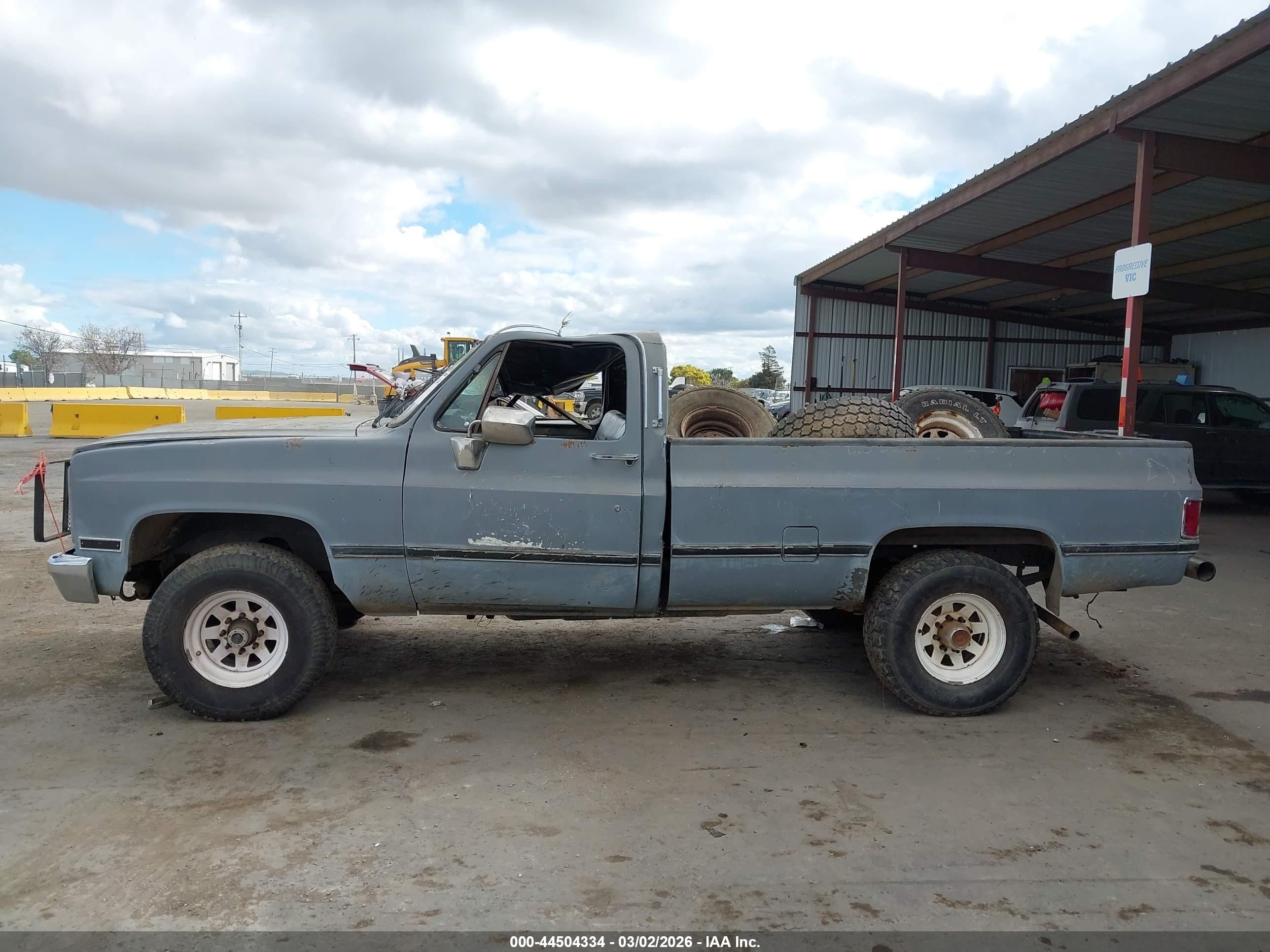 1986 Chevrolet K20   Gray vin: 1GCGK24M7GJ101204