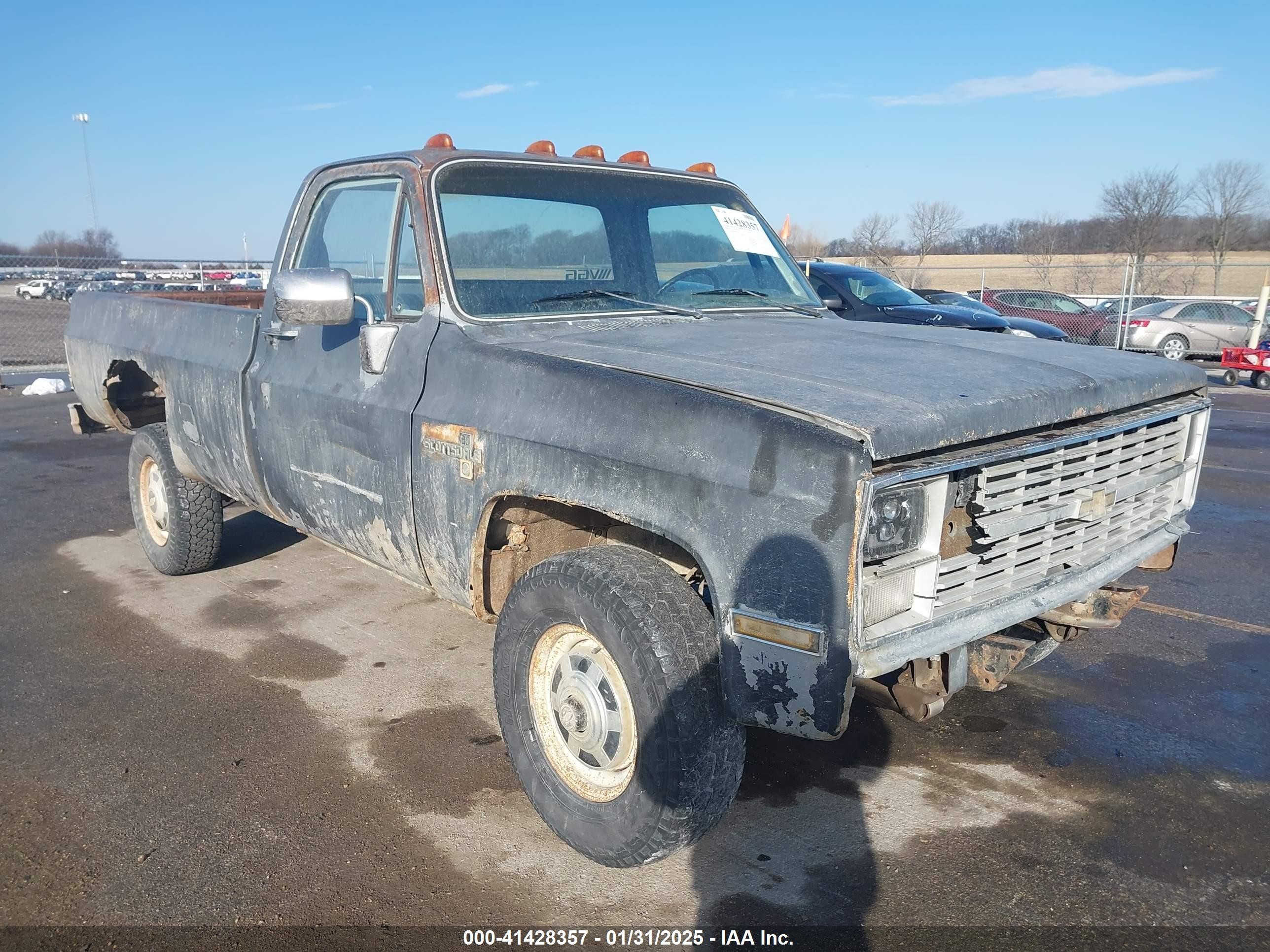 1983 Chevrolet K20   Gray vin: 1GCGK24MXDJ112726