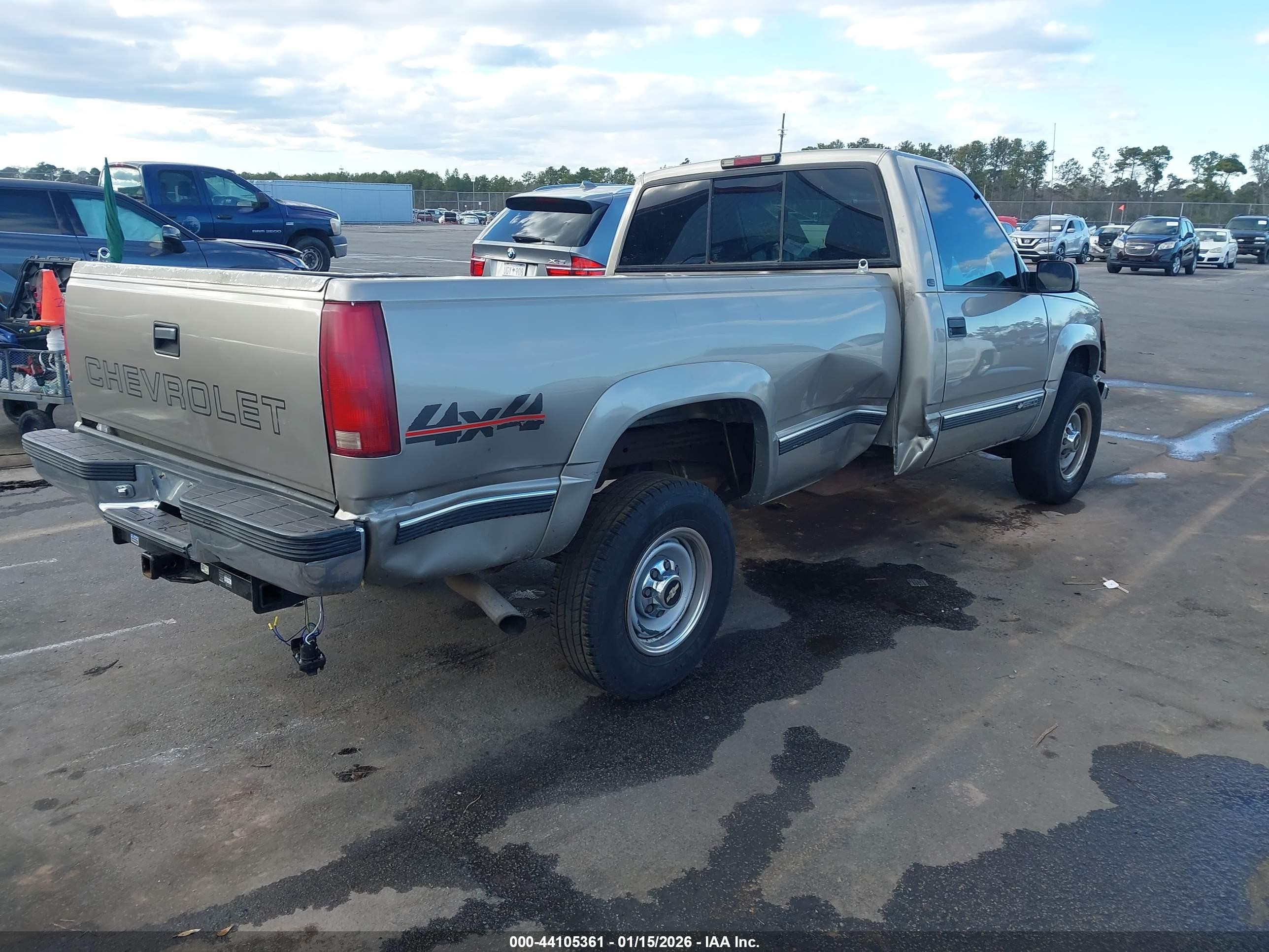 1999 Chevrolet K2500   Gray vin: 1GCGK24R3XR718645