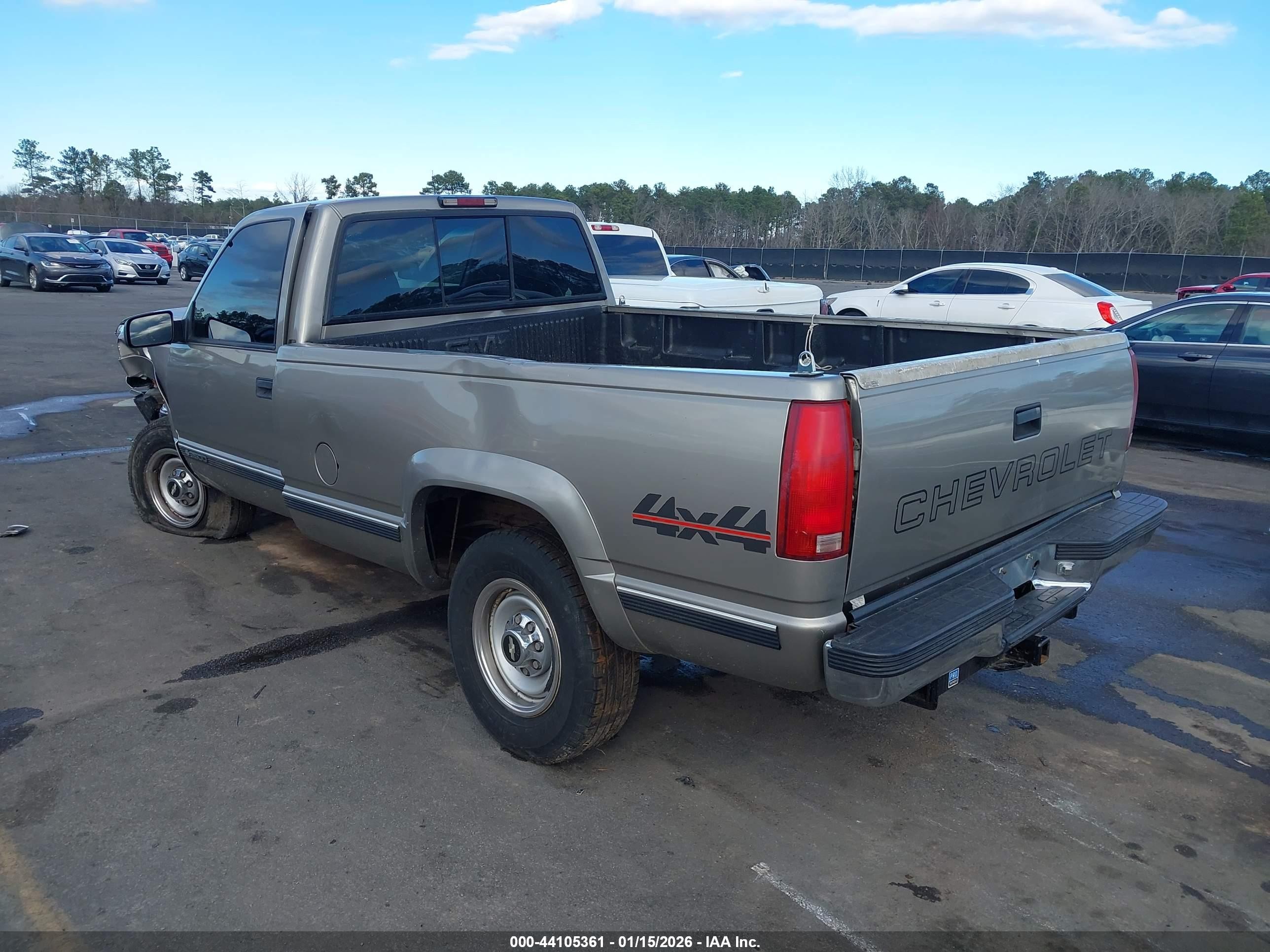 1999 Chevrolet K2500   Gray vin: 1GCGK24R3XR718645